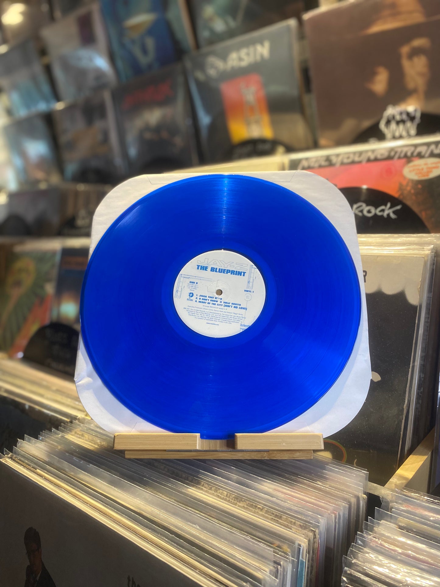 JAY-Z – THE BLUEPRINT / Gatefold Limited Edition Blue Vinyl Color (US 2001 )