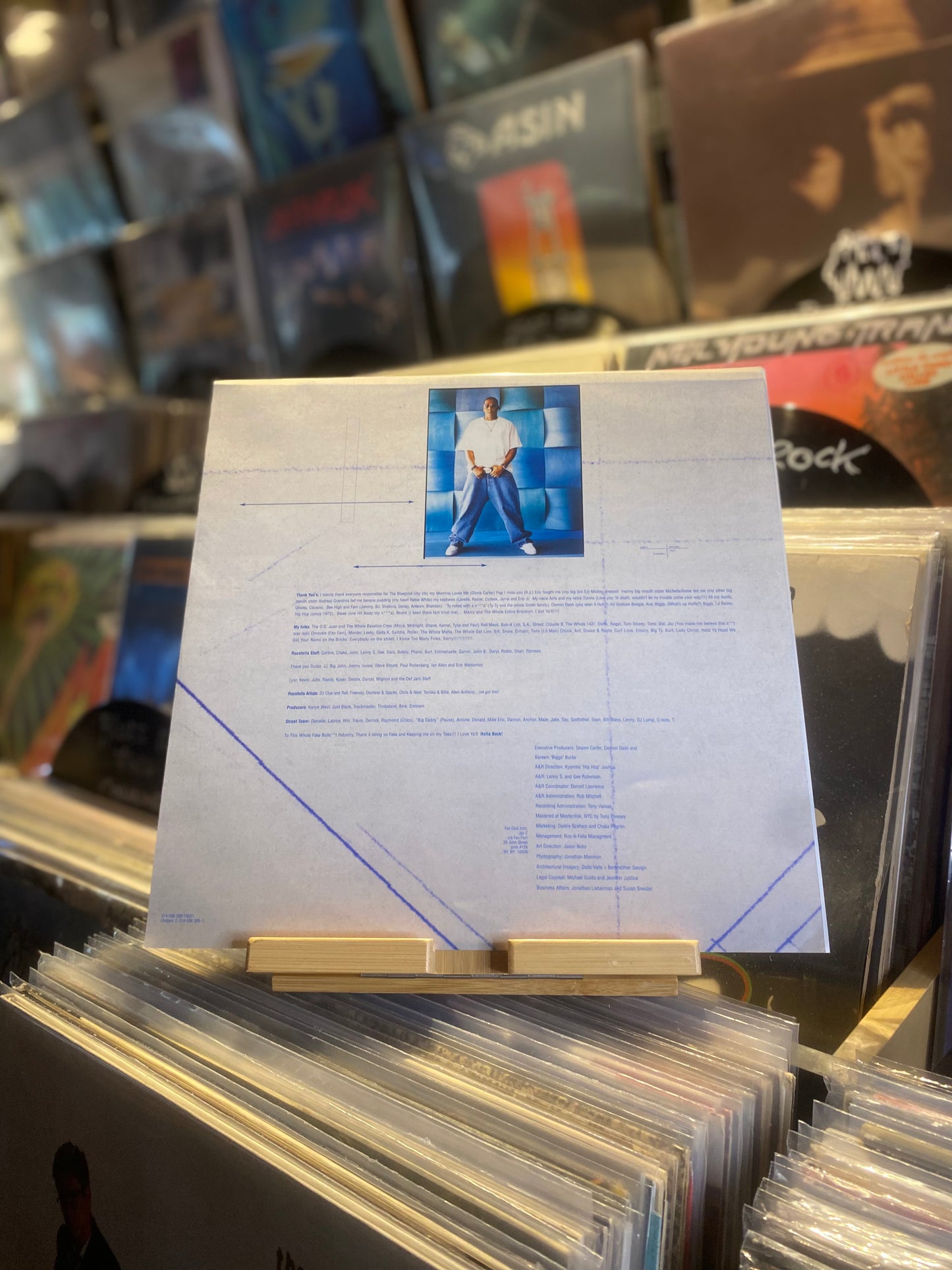 JAY-Z – THE BLUEPRINT / Gatefold Limited Edition Blue Vinyl Color (US 2001 )