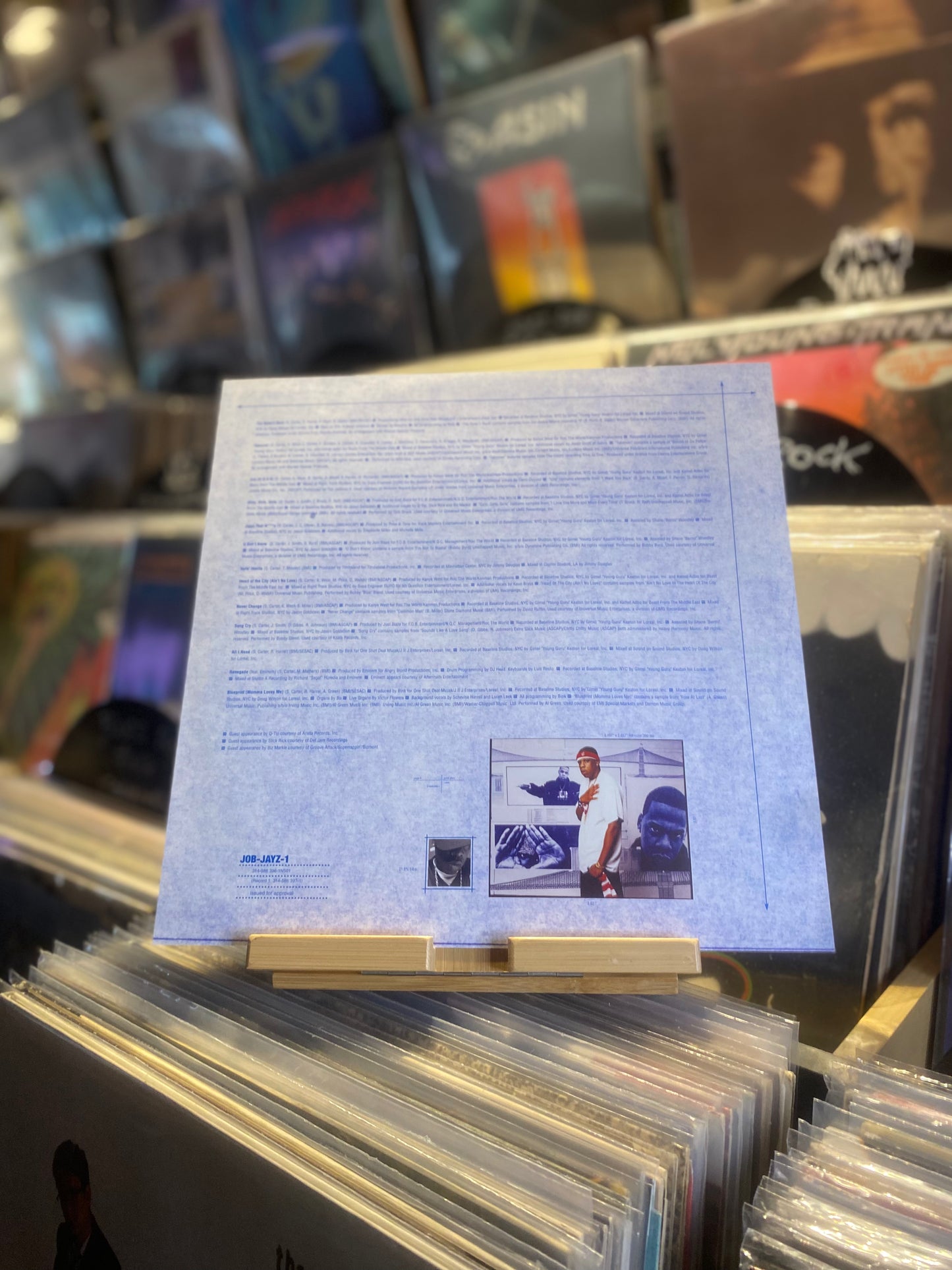 JAY-Z – THE BLUEPRINT / Gatefold Limited Edition Blue Vinyl Color (US 2001 )
