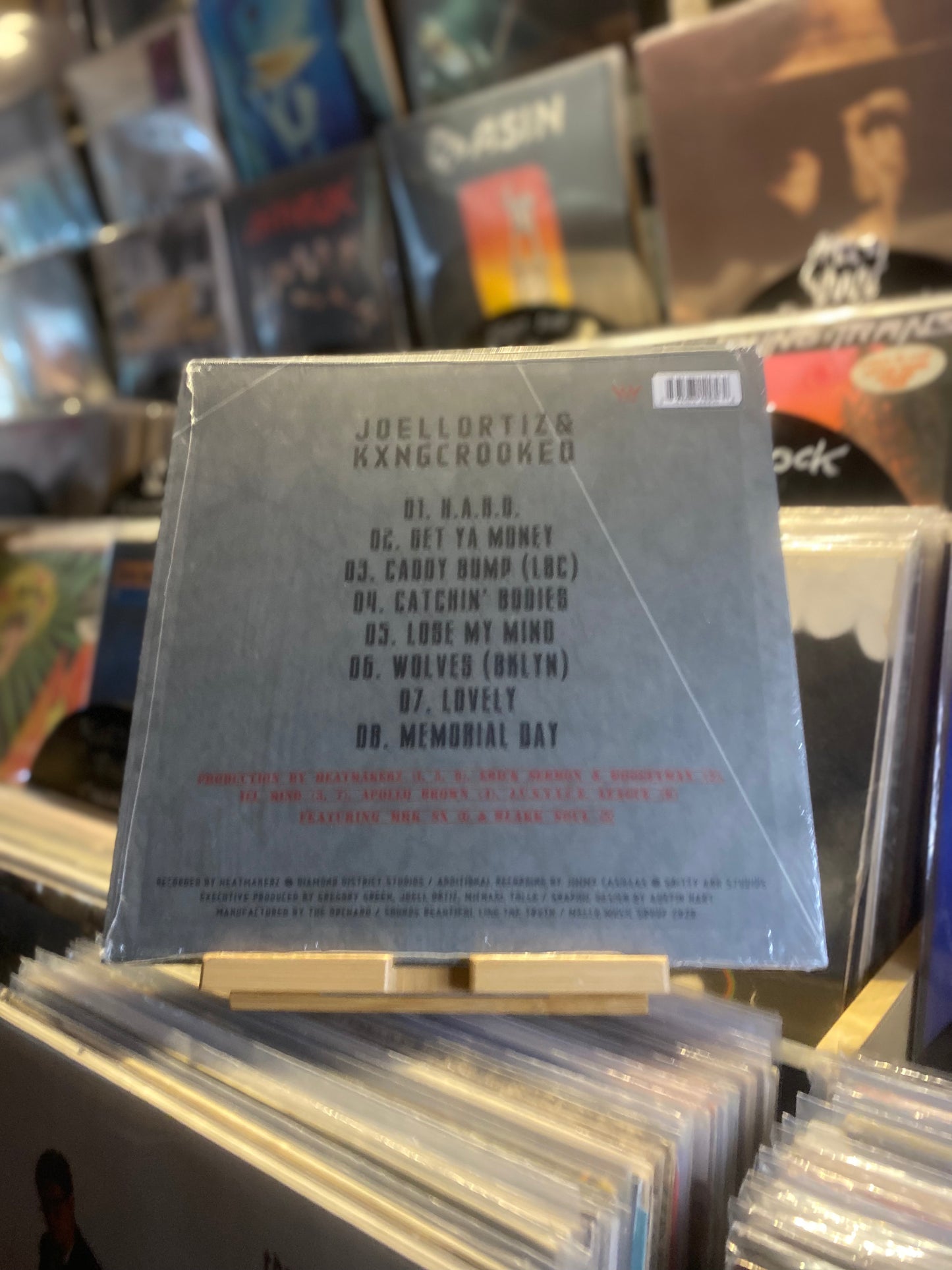 Joell Ortiz & KXNG Crooked - H.A.R.D. / LP LIMITED RED VINYL COLOR (2020)
