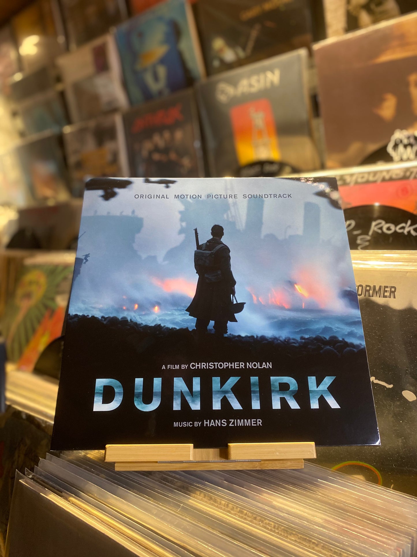 DUNKIRK / DLP GATEFOLD LIMITED EDITION, NUMBERED, BLUE TRANSPARENT VINYL COLOR ( EU 2017)