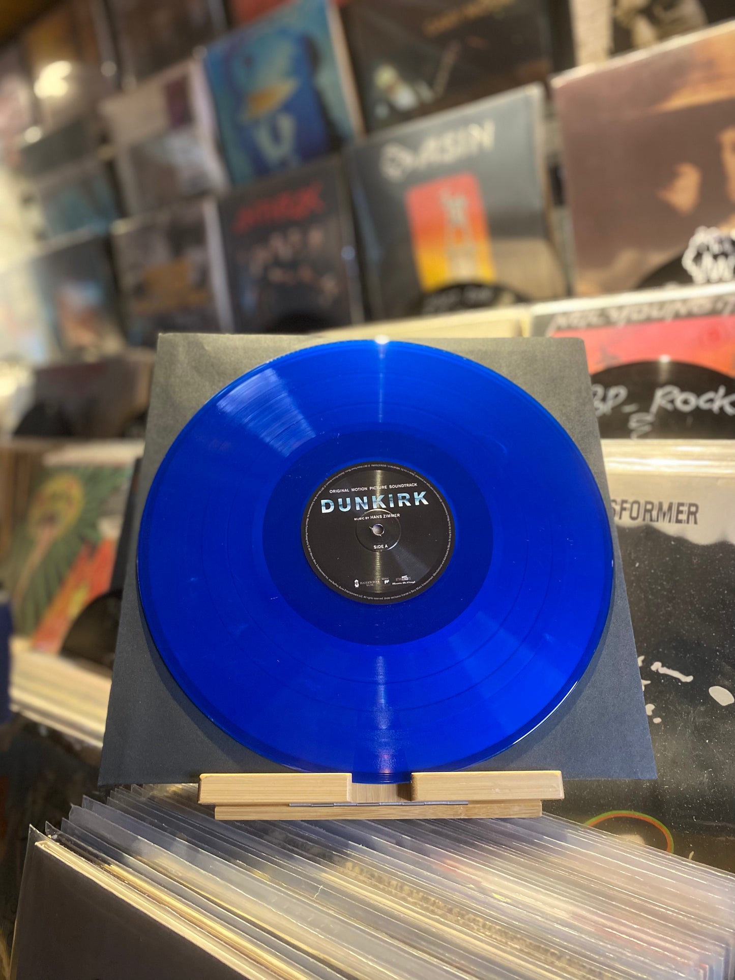 DUNKIRK / DLP GATEFOLD LIMITED EDITION, NUMBERED, BLUE TRANSPARENT VINYL COLOR ( EU 2017)