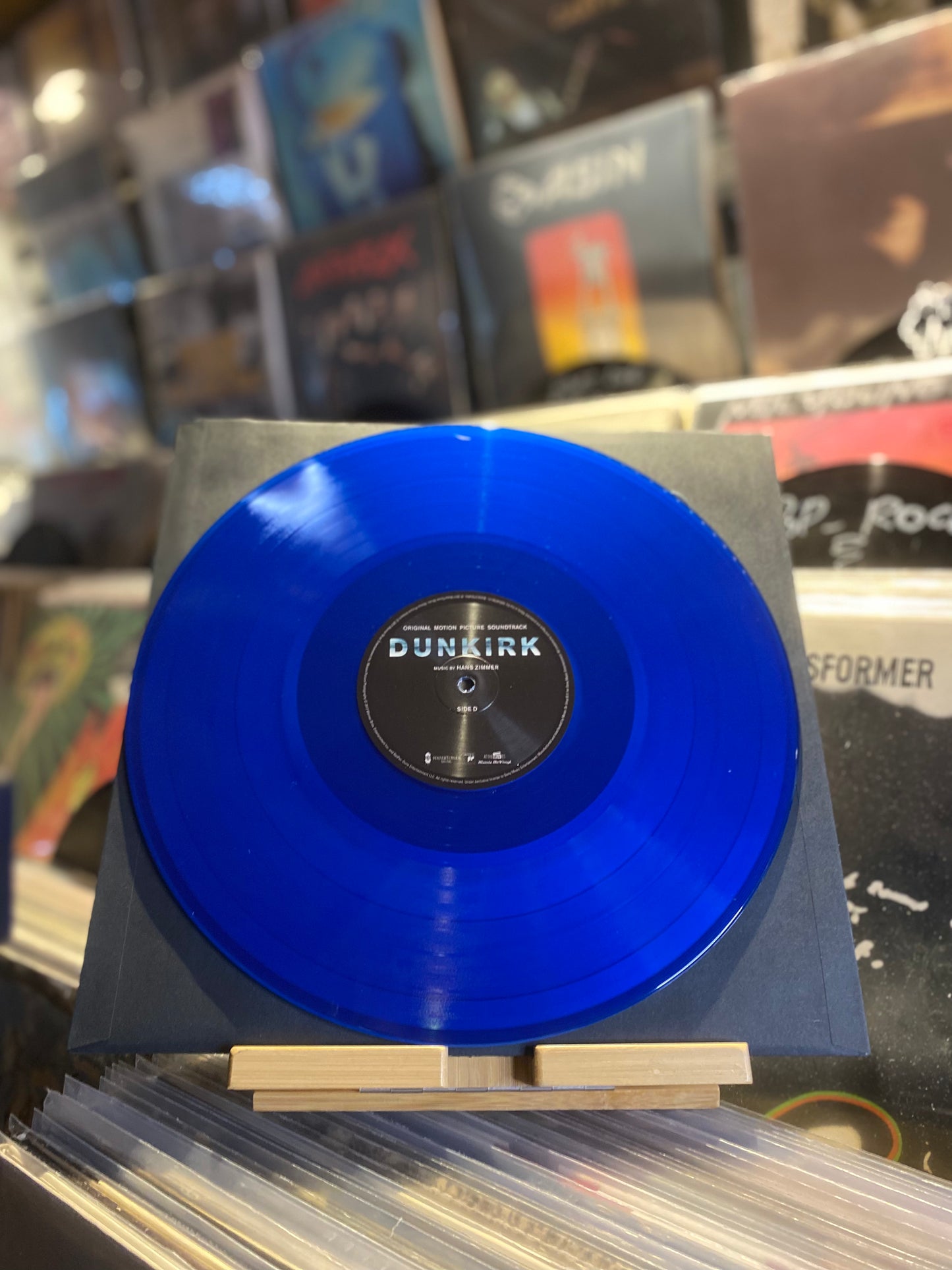DUNKIRK / DLP GATEFOLD LIMITED EDITION, NUMBERED, BLUE TRANSPARENT VINYL COLOR ( EU 2017)