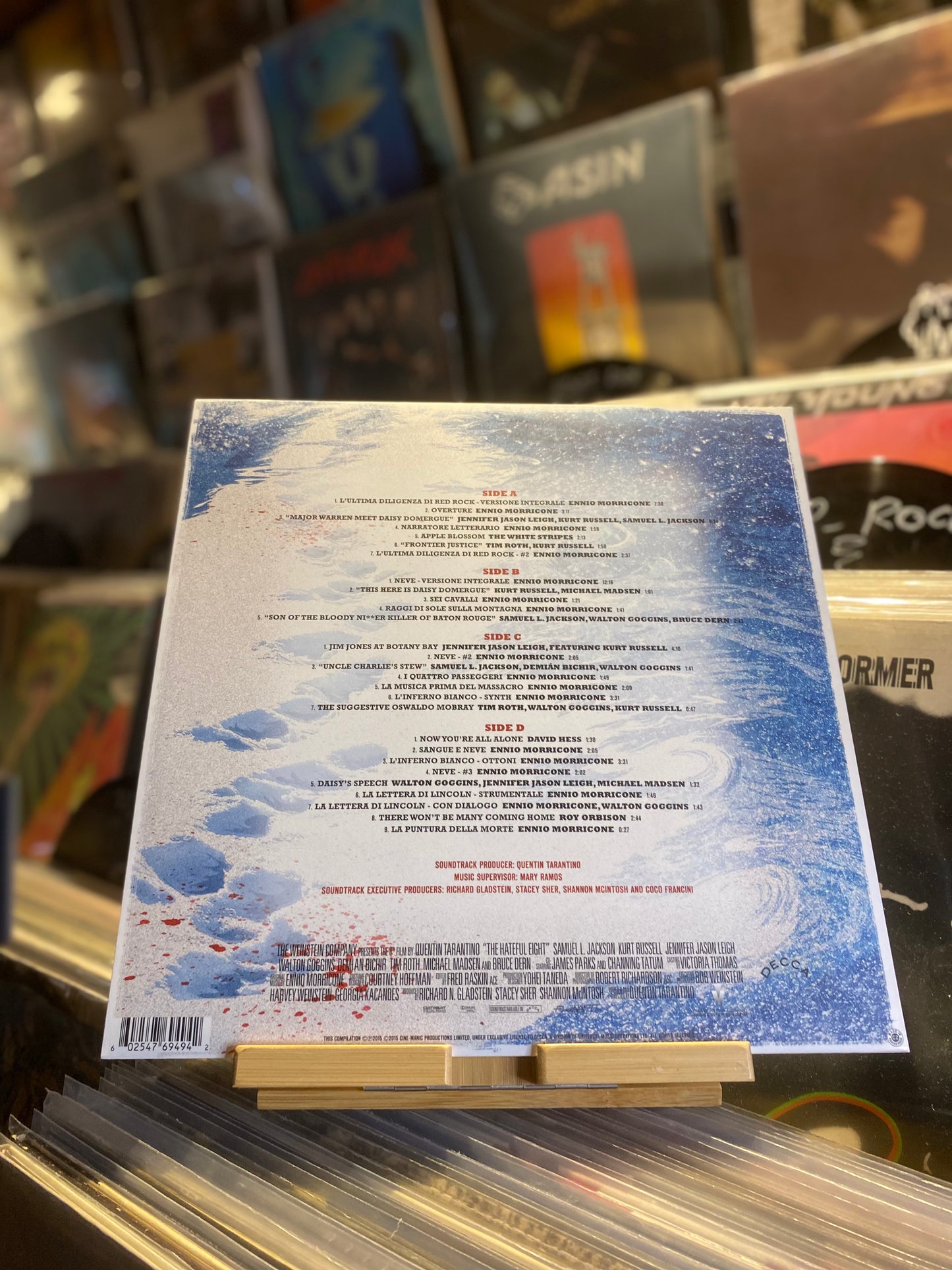 ENNIO MORRICONE – QUENTIN TARANTINO'S THE H8FUL EIGHT / DLP (EU 2016)