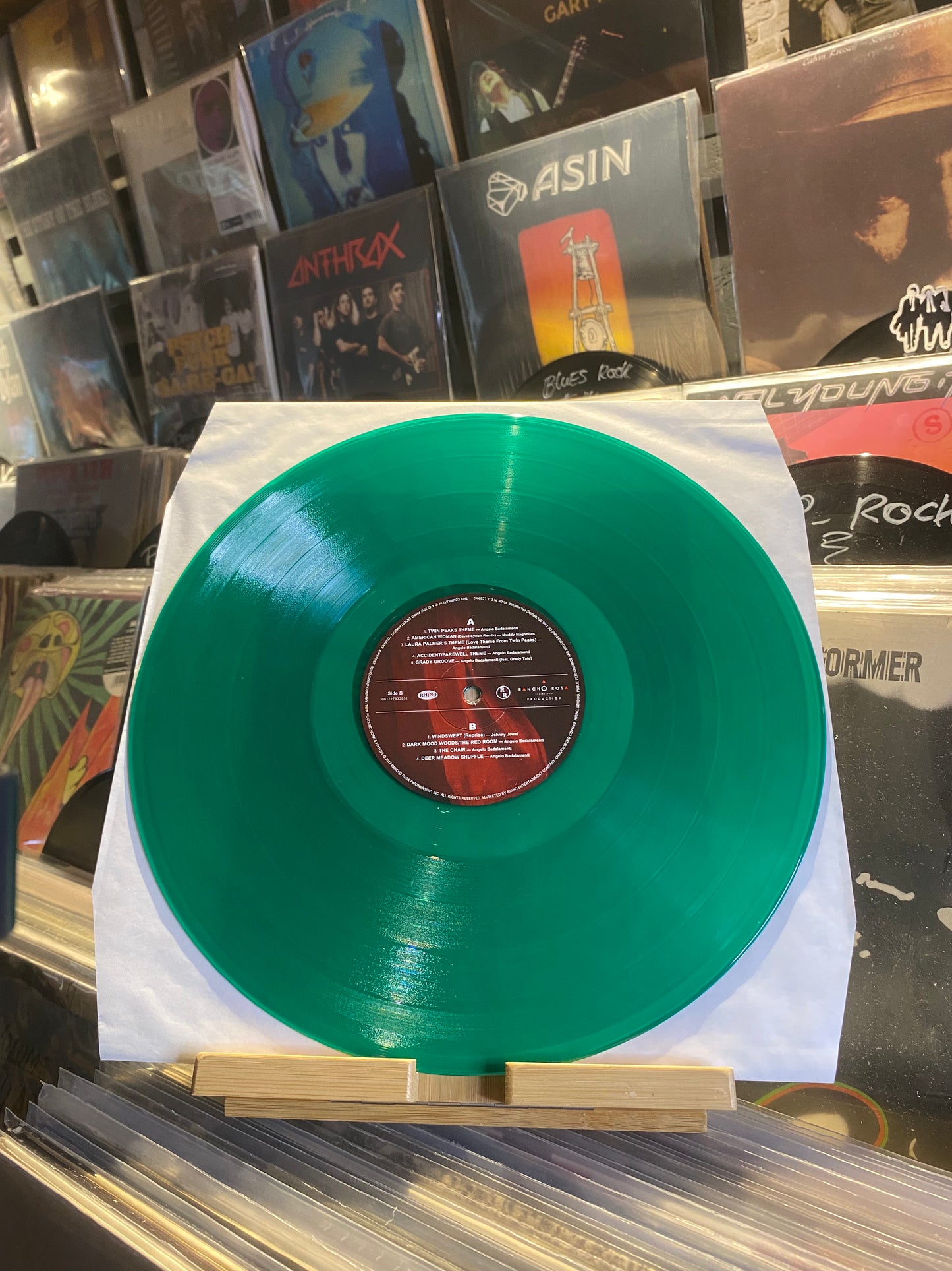 TWIN PEAKS/ DLP LIMITED GREEN TRANSPARENT VINYL COLOR (EU 2017)
