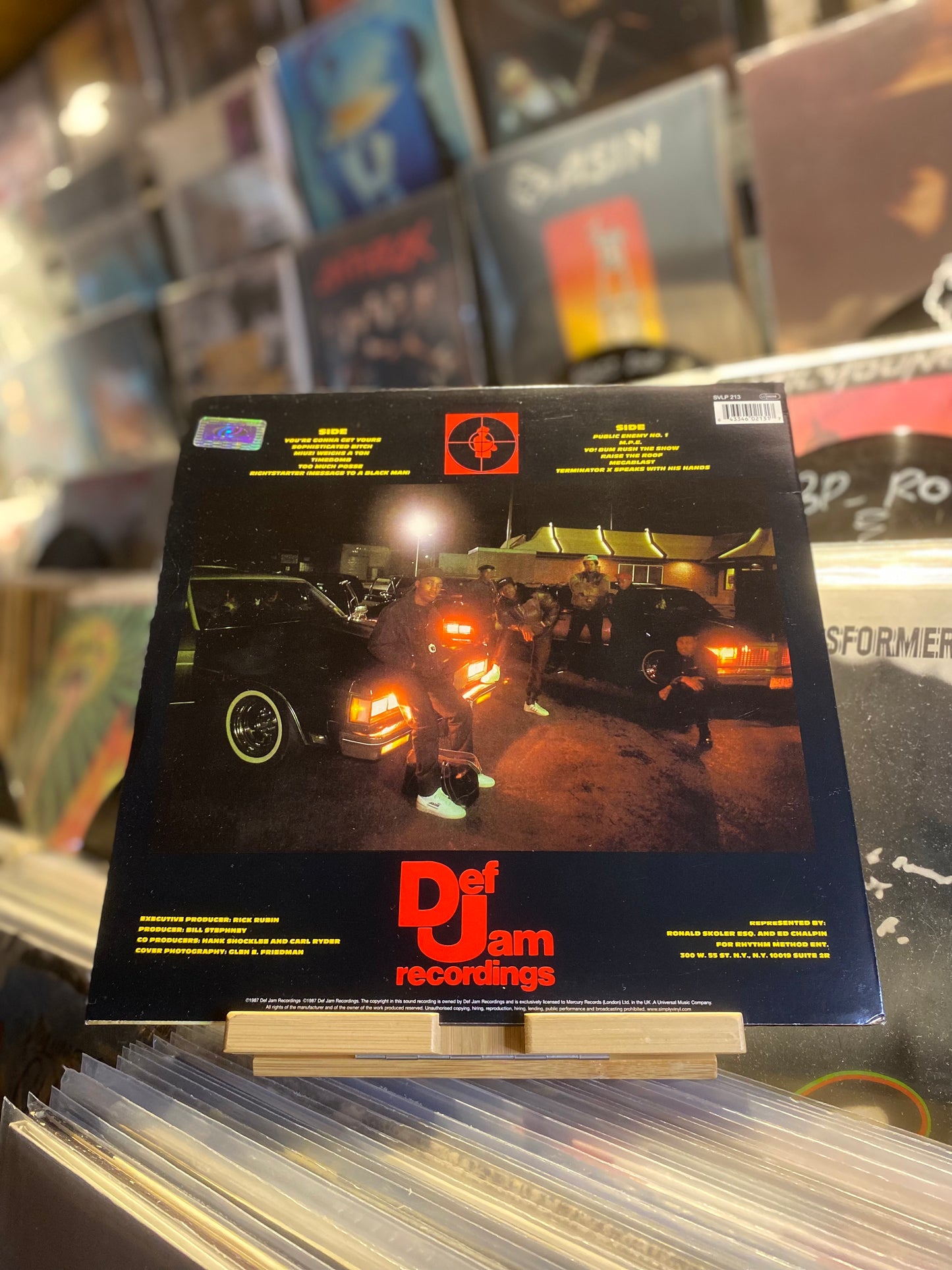 Public Enemy - Yo! Bum Rush The Show / RE UK VG+/VG+