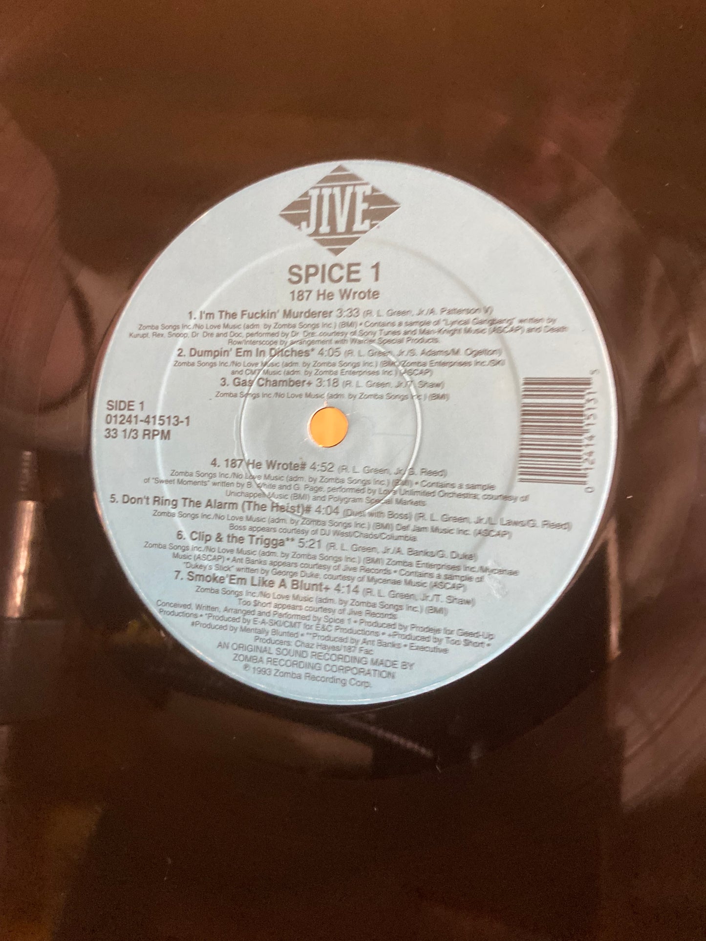 SPICE 1 - 187 HE WROTE / (1993)
