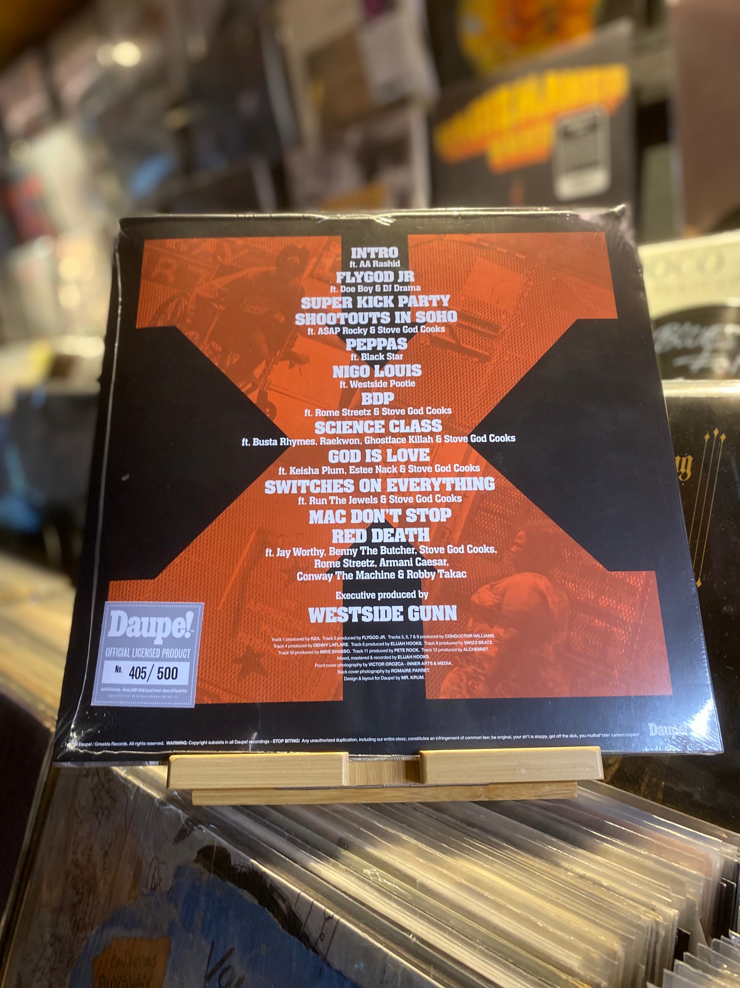 WESTSIDE GUNN – 10 /  Limited Numbered Silver Vinyl Color (OG UK 2023)