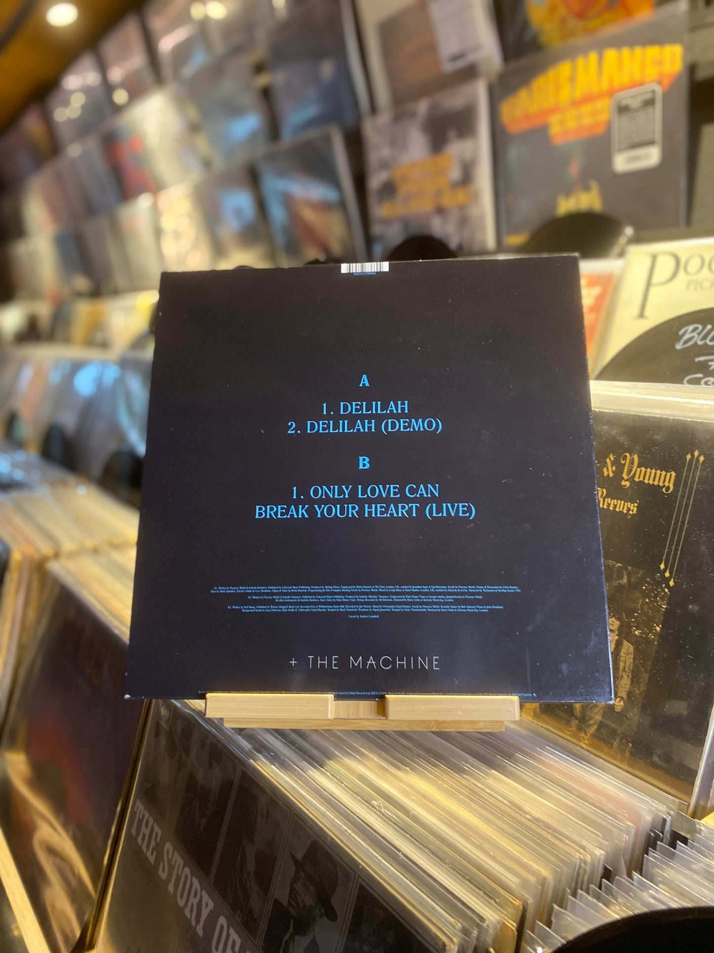 FLORENCE + THE MACHINE  – DELILAH / MAXI Record Store Day Limited Blue Vinyl Color