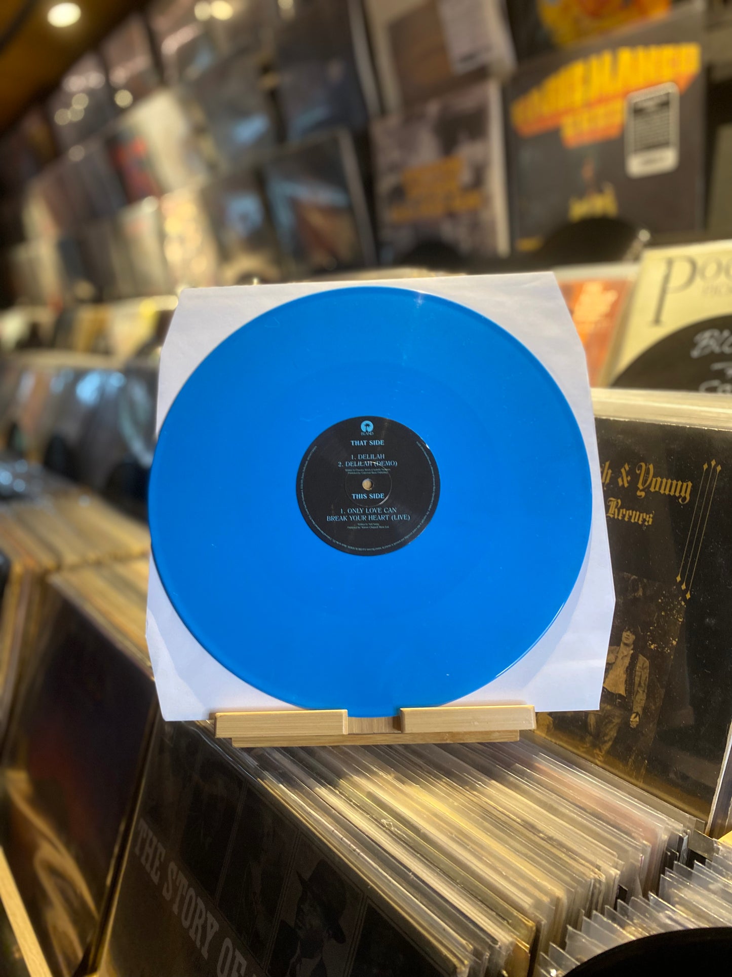 FLORENCE + THE MACHINE  – DELILAH / MAXI Record Store Day Limited Blue Vinyl Color