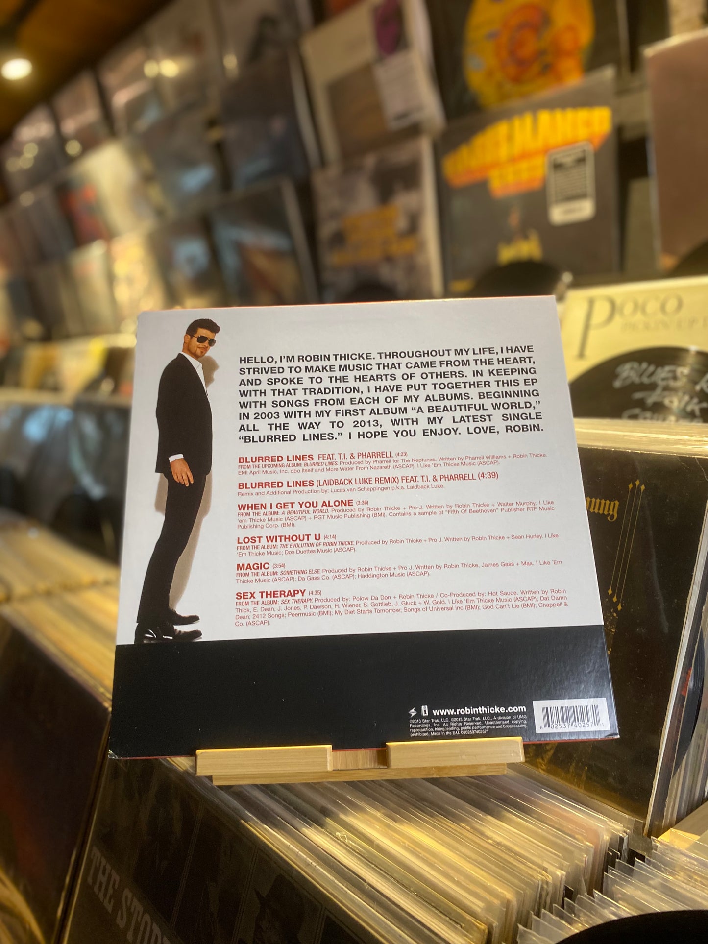 ROBIN THICKE – BLURRED LINES EP (OG EU 2013