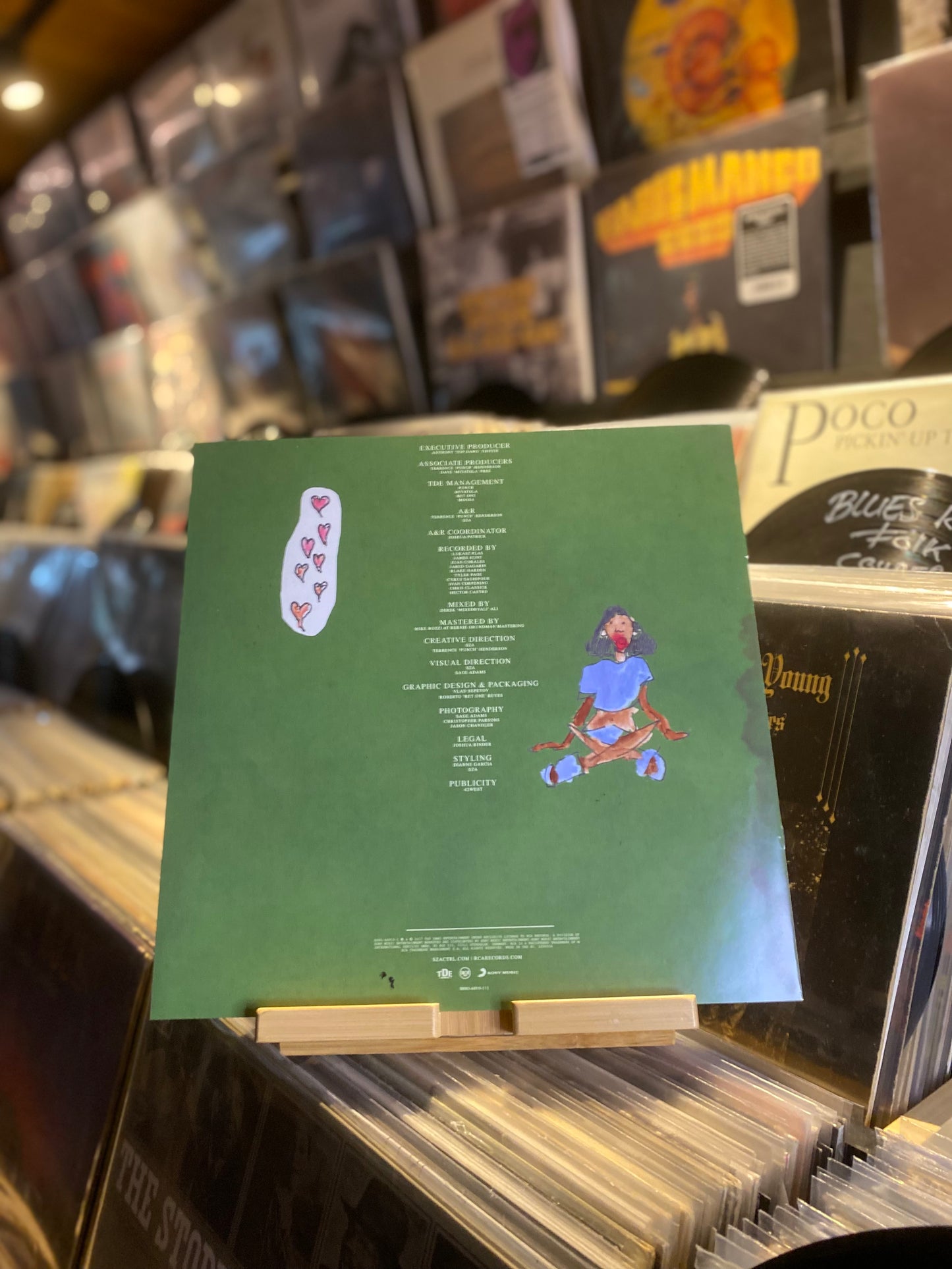 SZA – CTRL / 2 X LP REPRESS GREEN TRANSLUCENT VINYL COLOR (EU 2022)