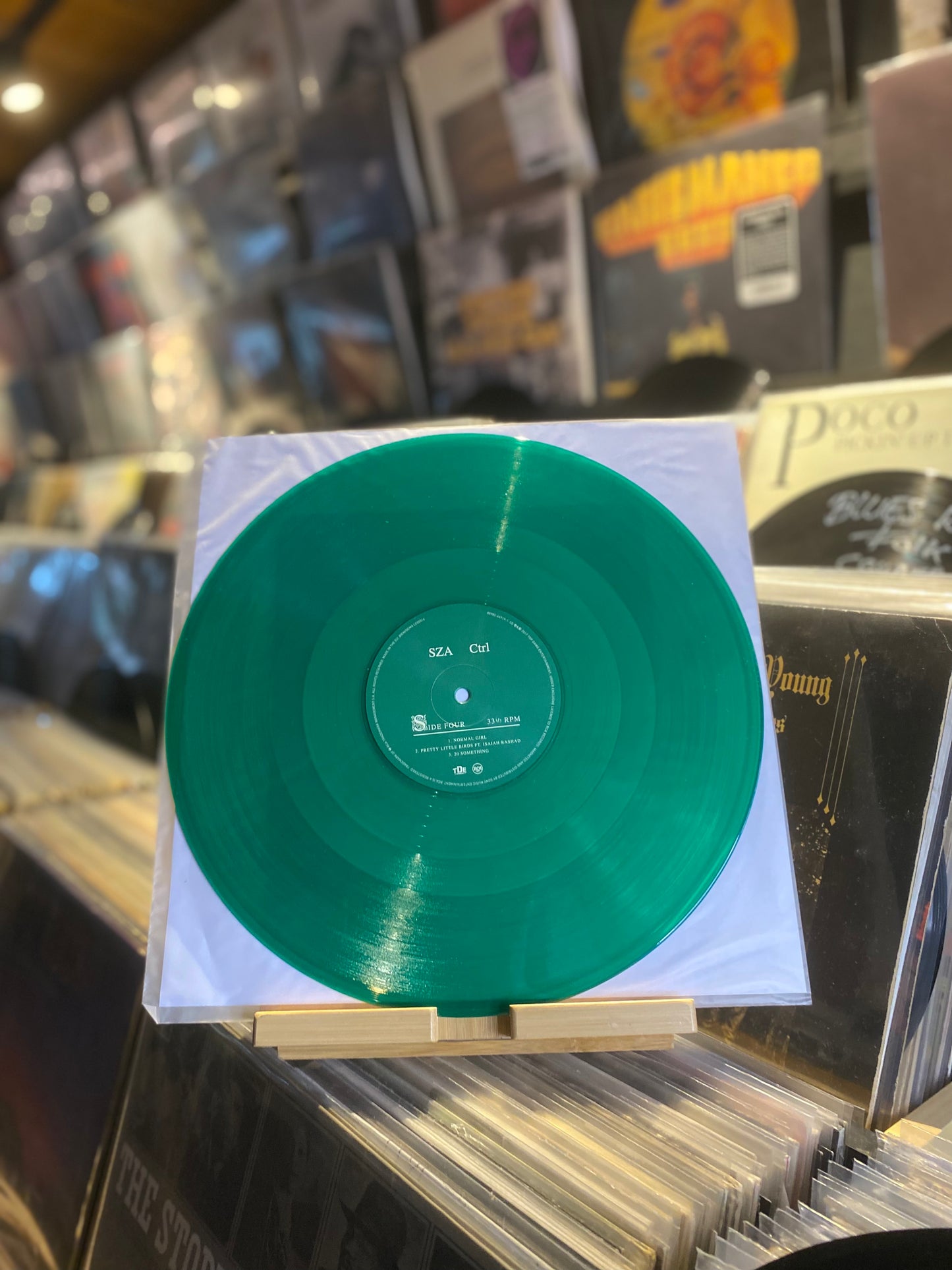 SZA – CTRL / 2 X LP REPRESS GREEN TRANSLUCENT VINYL COLOR (EU 2022)