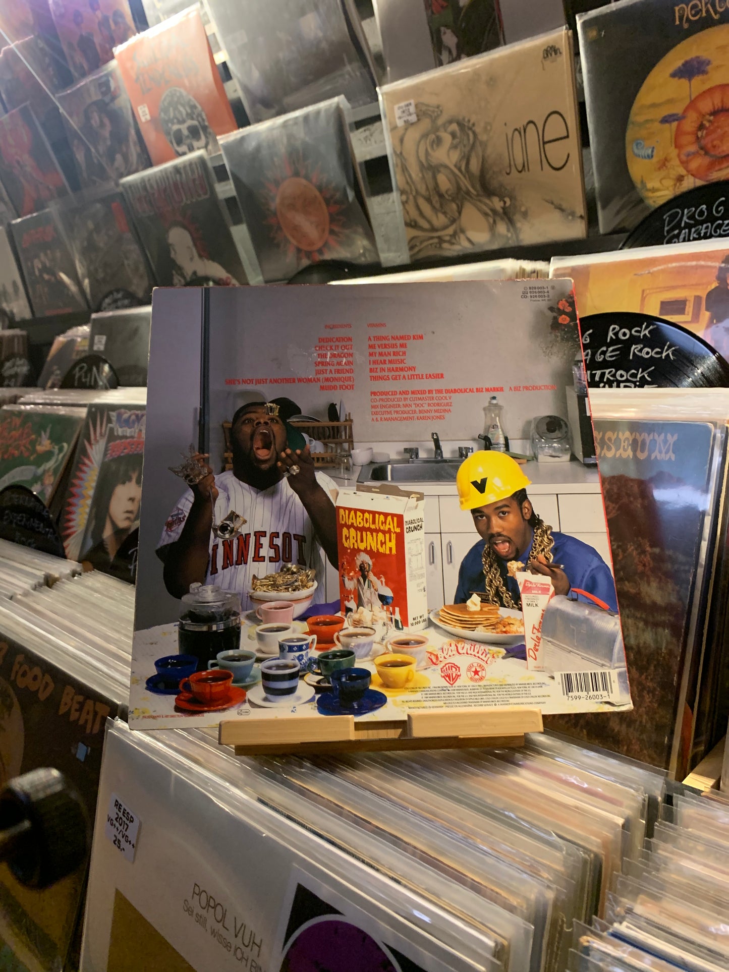 BIZ MARKIE – THE BIZ NEVER SLEEPS...OG EU 1989...VG+/VG+