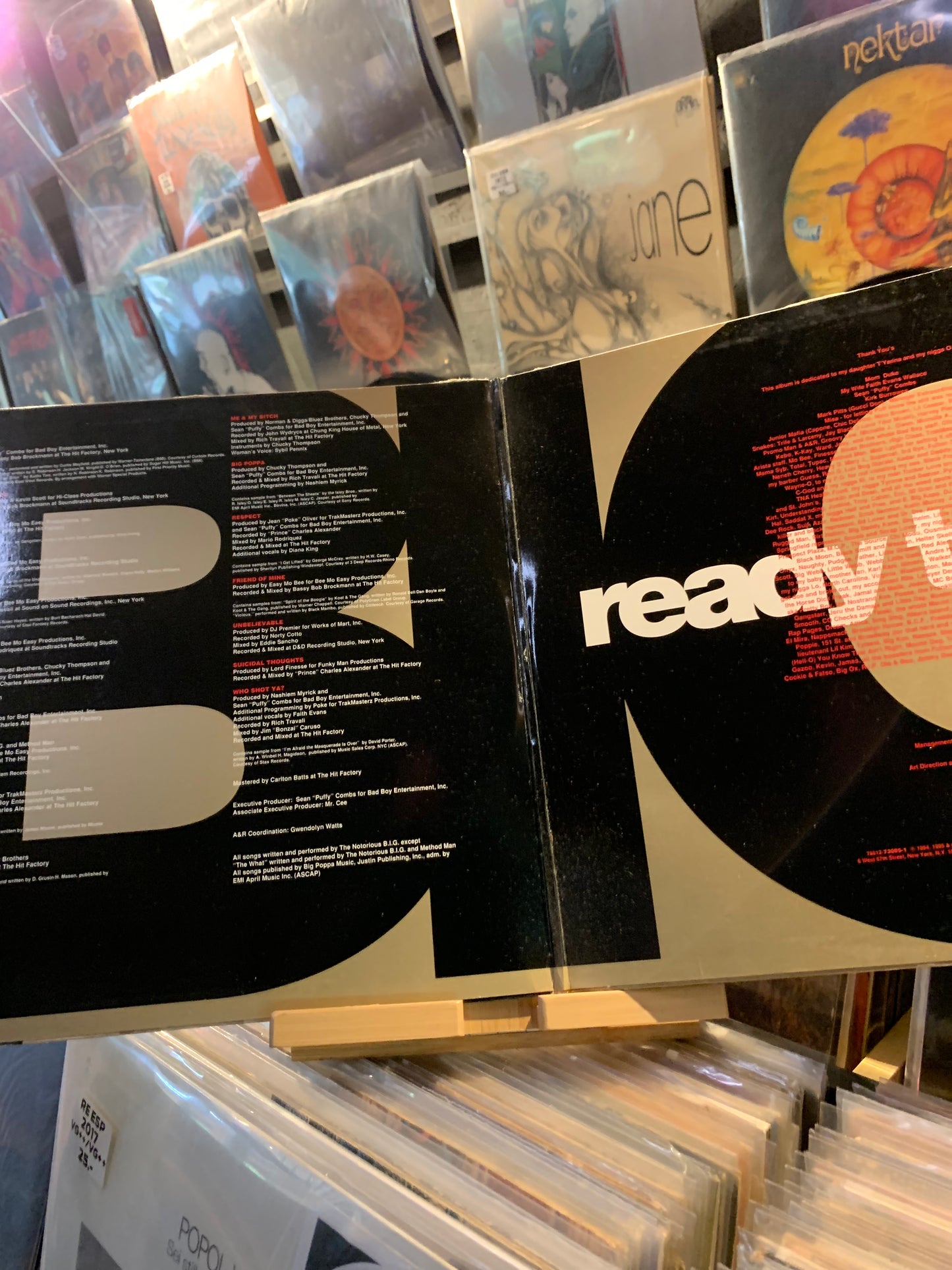 NOTORIOUS B.I.G. - READY TO DIE...OG US 1995 VG+/VG
