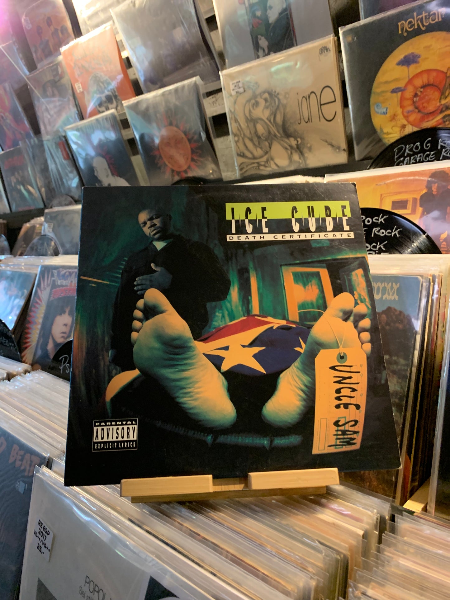 ICE CUBE - DEATH CERTIFICATE...OG US 1991... VG+/VG+...LP