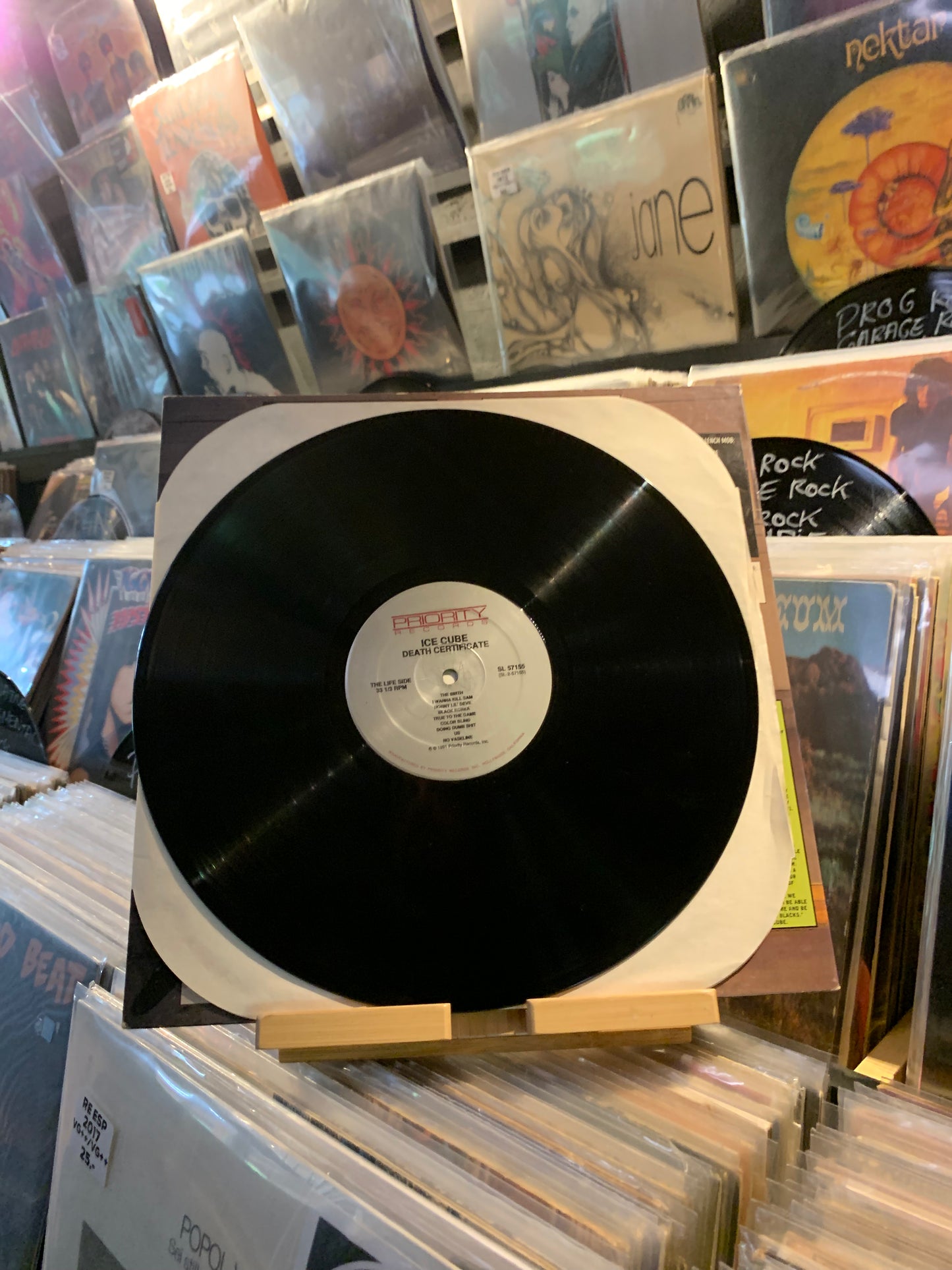 ICE CUBE - DEATH CERTIFICATE...OG US 1991... VG+/VG+...LP