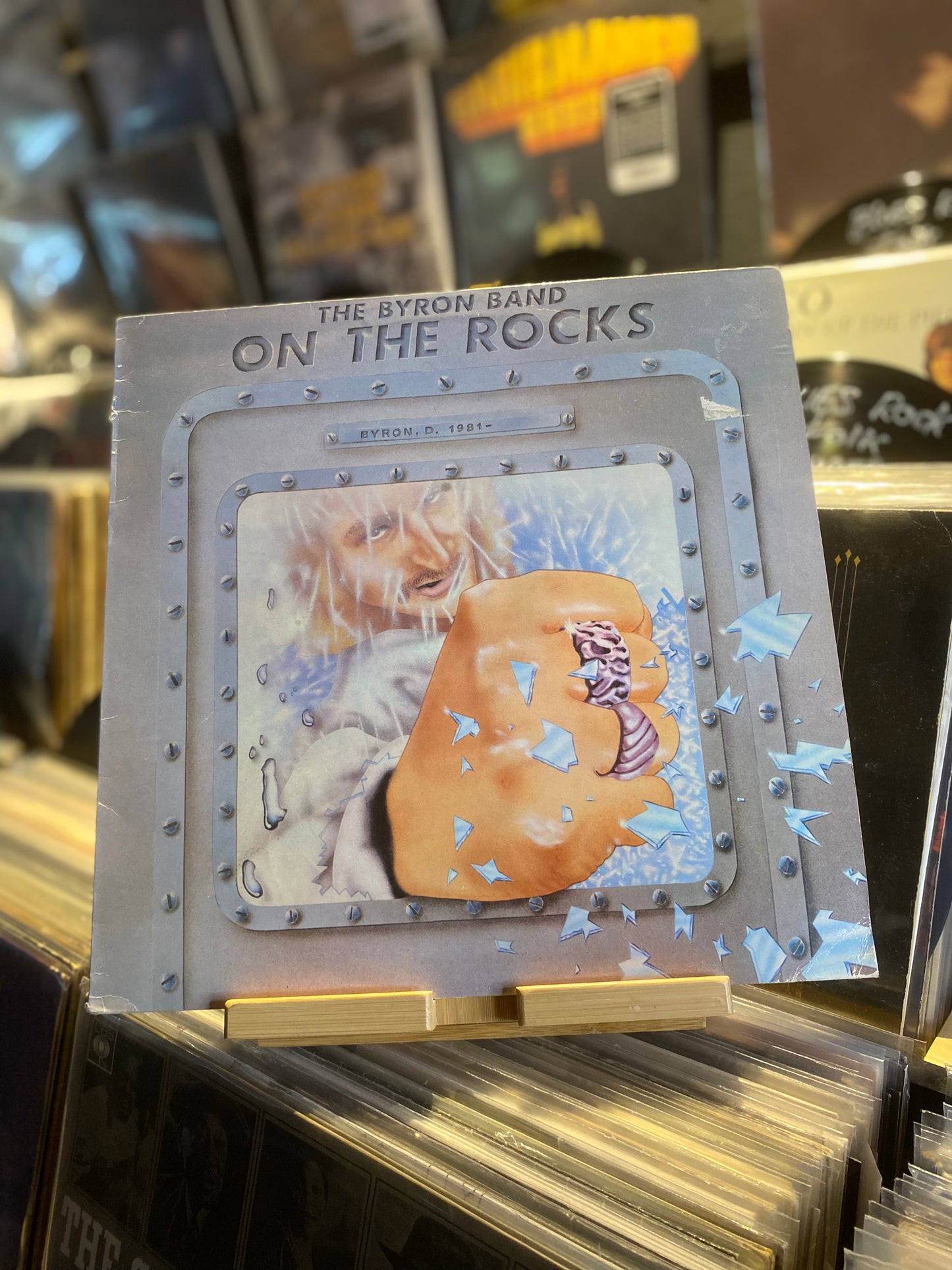THE BYRON BAND – ON THE ROCKS / LP (OG UK 1981)