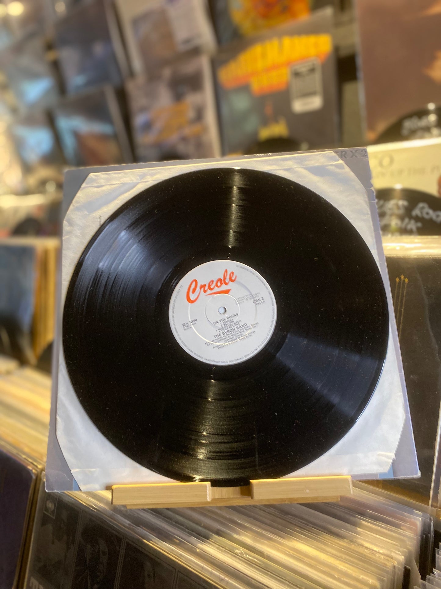 THE BYRON BAND – ON THE ROCKS / LP (OG UK 1981)