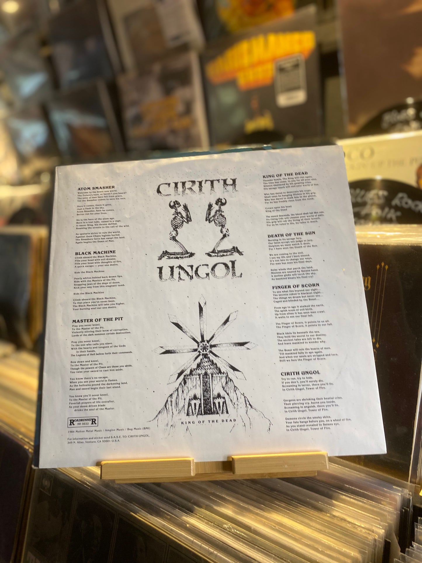 CIRITH UNGOL – KING OF THE DEAD / LP (EU 1984)