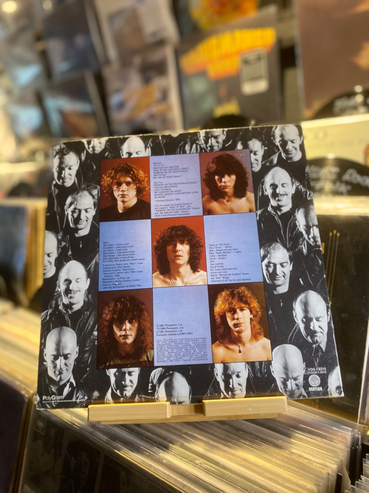 DEF LEPPARD – HIGH 'N' DRY / LP (RE CAN 1984)