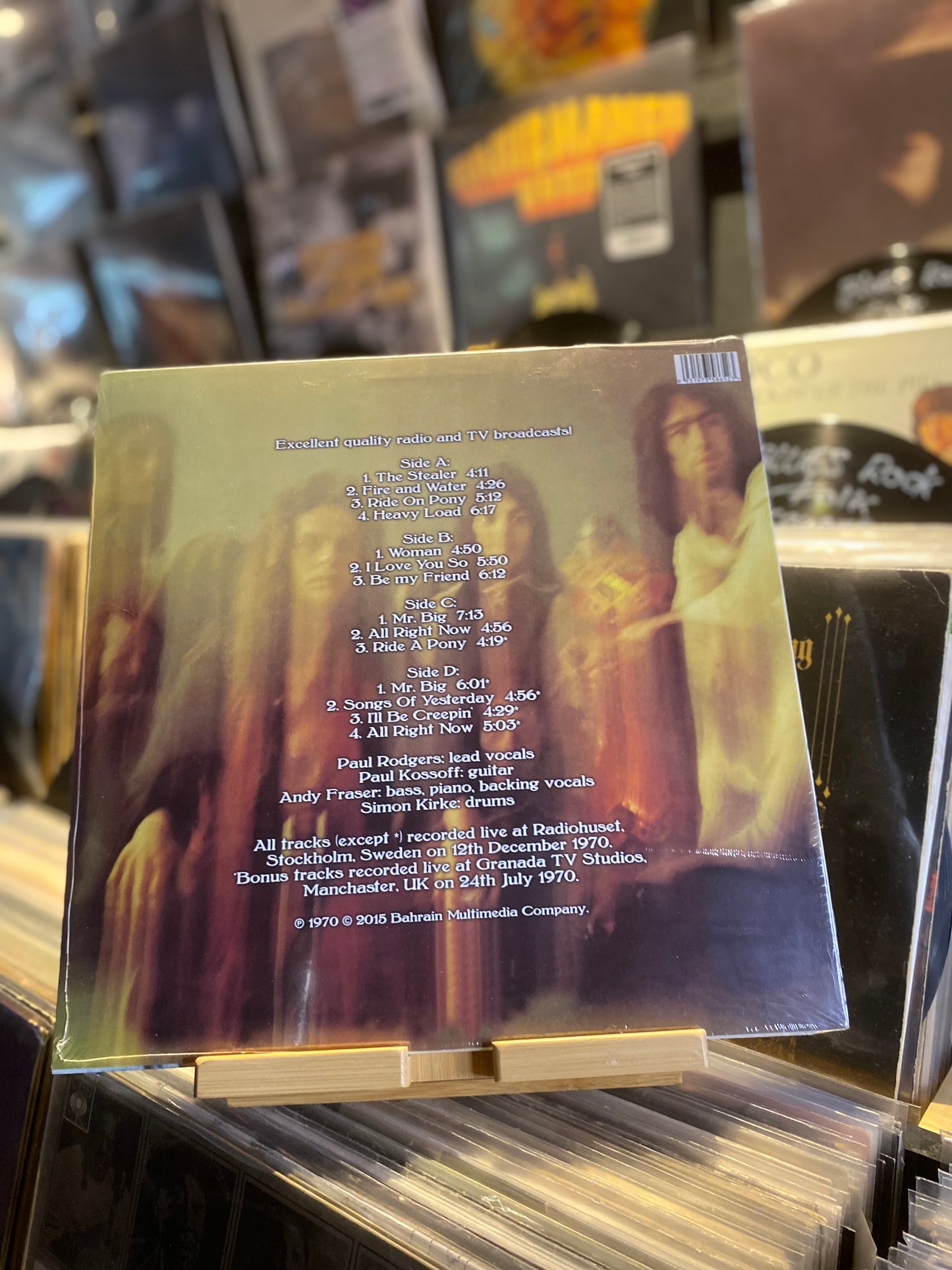 FREE – LIVE IN STOCKHOLM 1970 / 2XLP (2021)