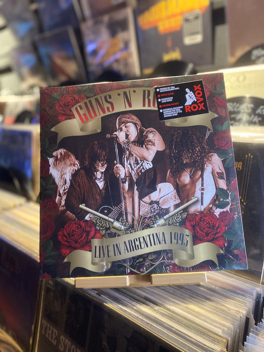 GUNS N' ROSES – LIVE IN ARGENTINA 1993 / 3 x LP Multicoloured Trifold vinyl Color (BOOTLEG UK 2022)