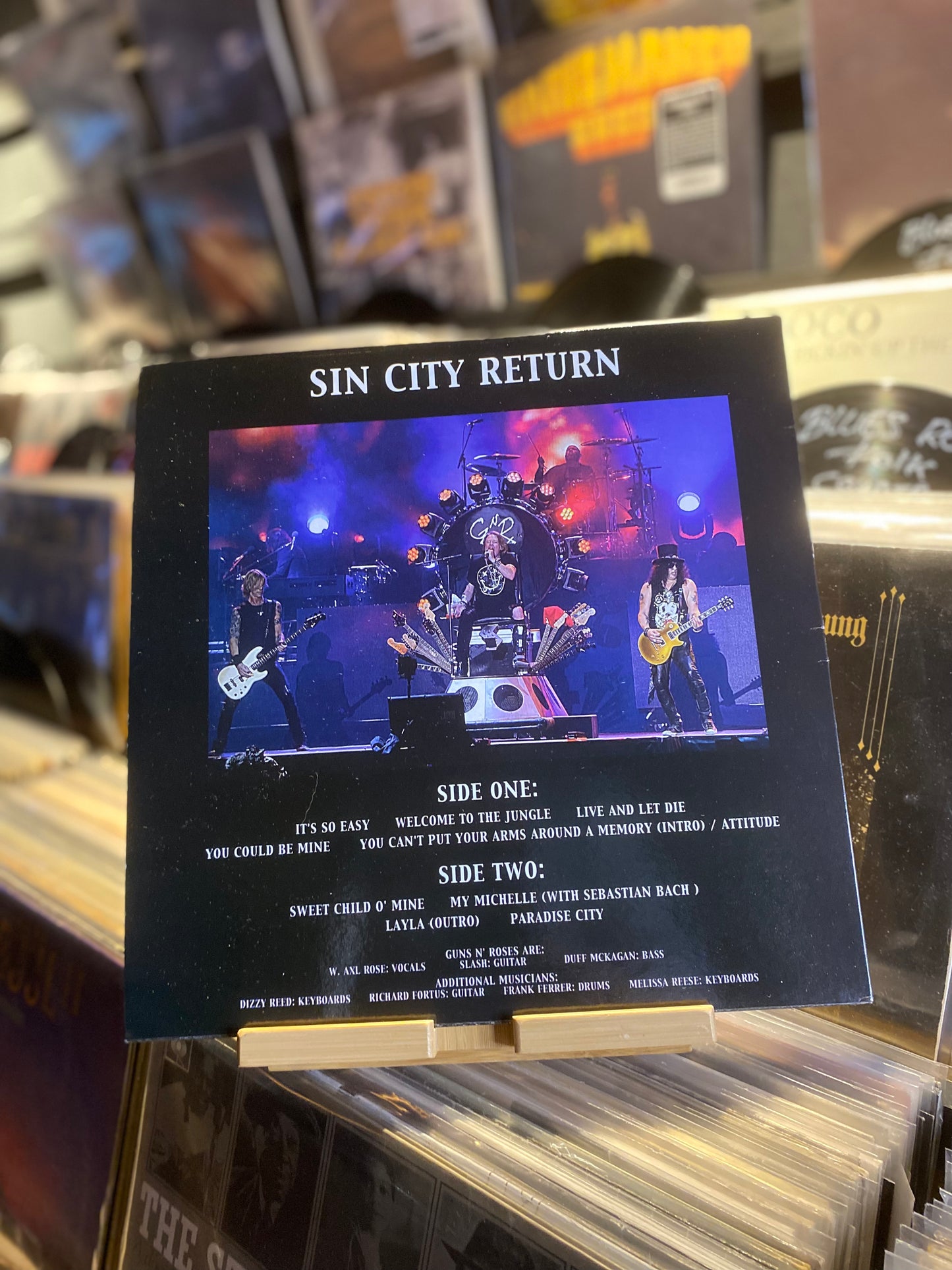 GUNS N' ROSES – SIN CITY RETURN / LP bootleg (2016)