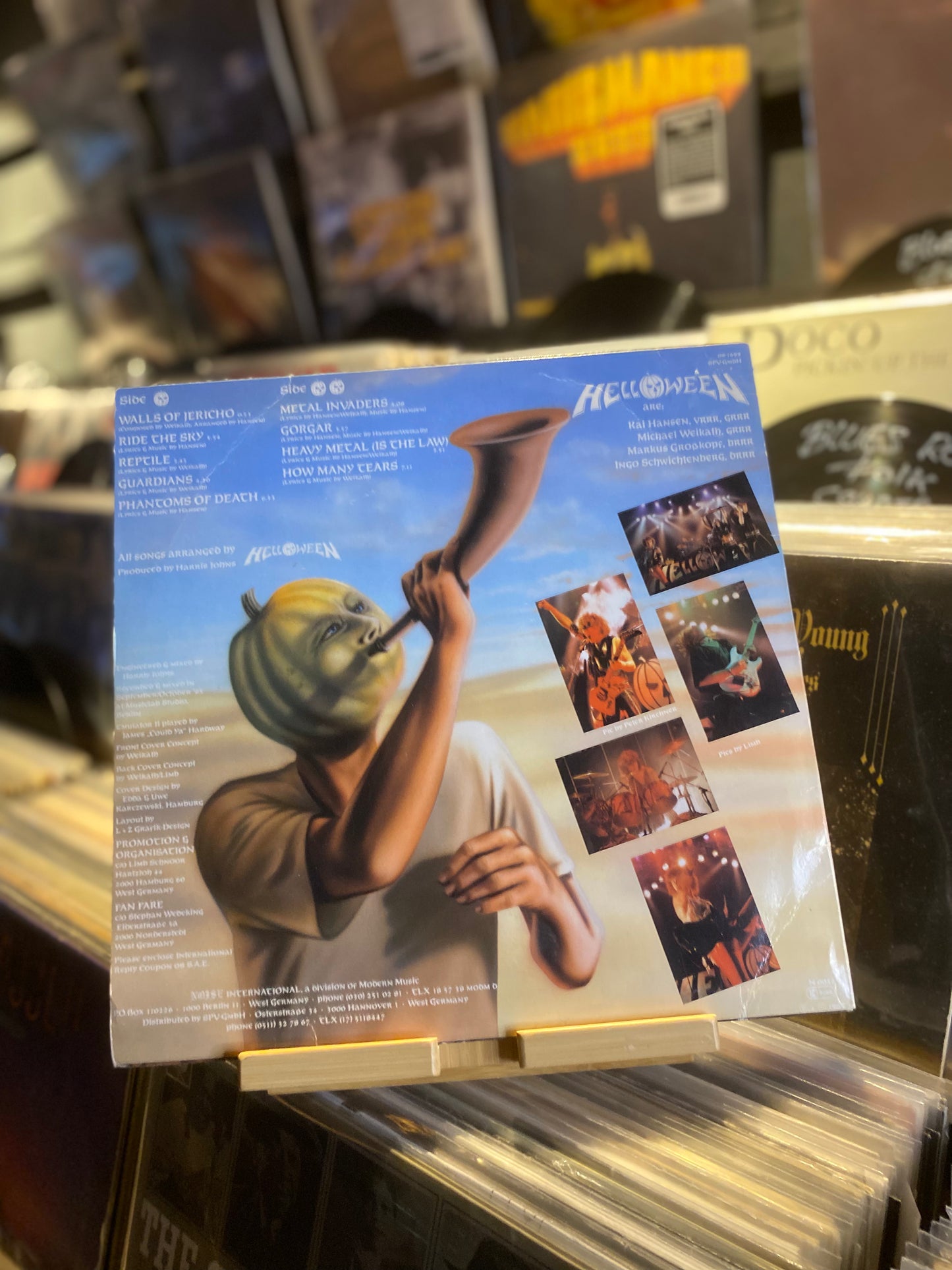 HELLOWEEN – WALLS OF JERICHO / LP (OG GER 1985)