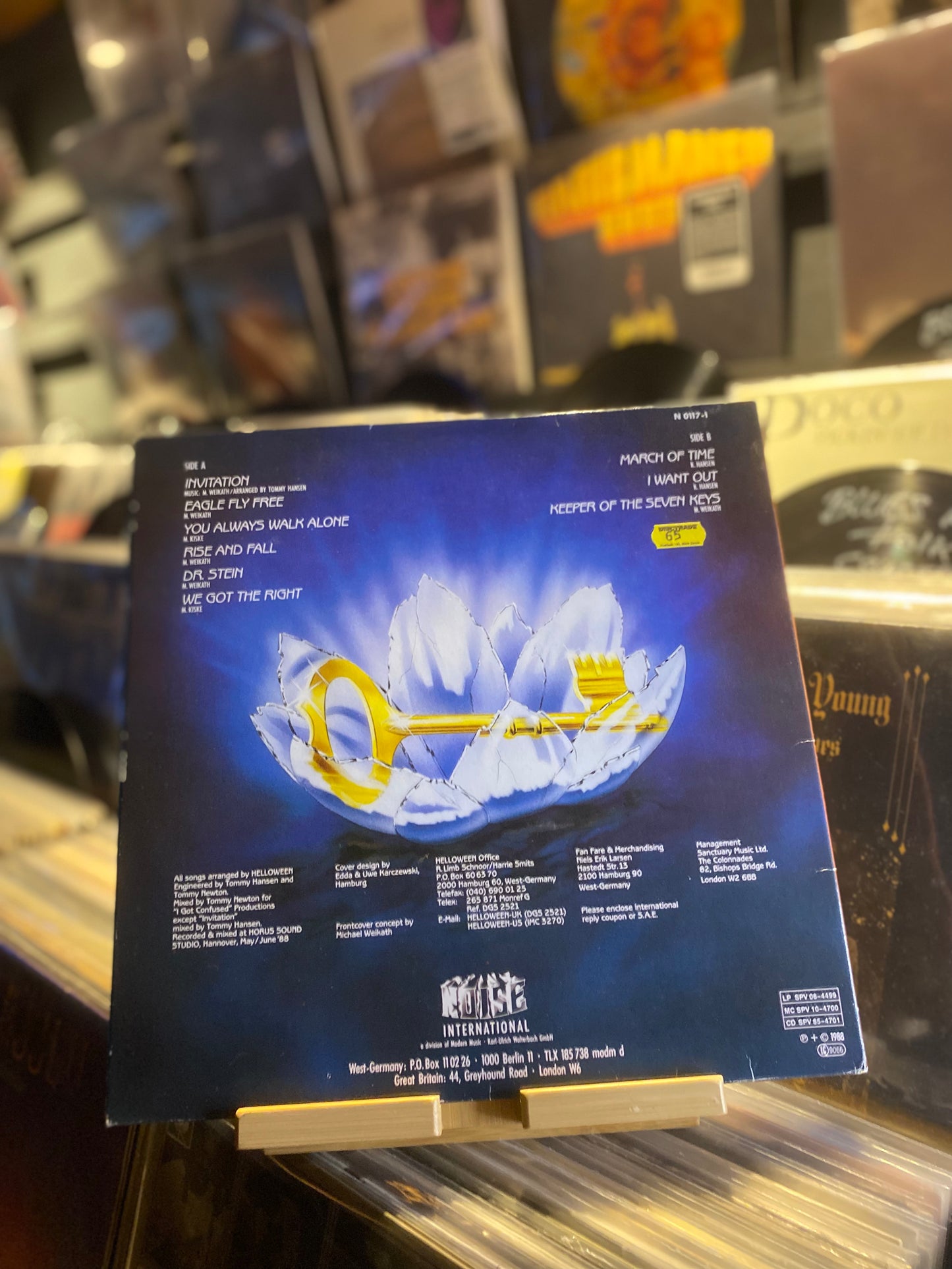 HELLOWEEN – KEEPER OF THE SEVEN KEYS (PART II) / LP (OG GER 1988)