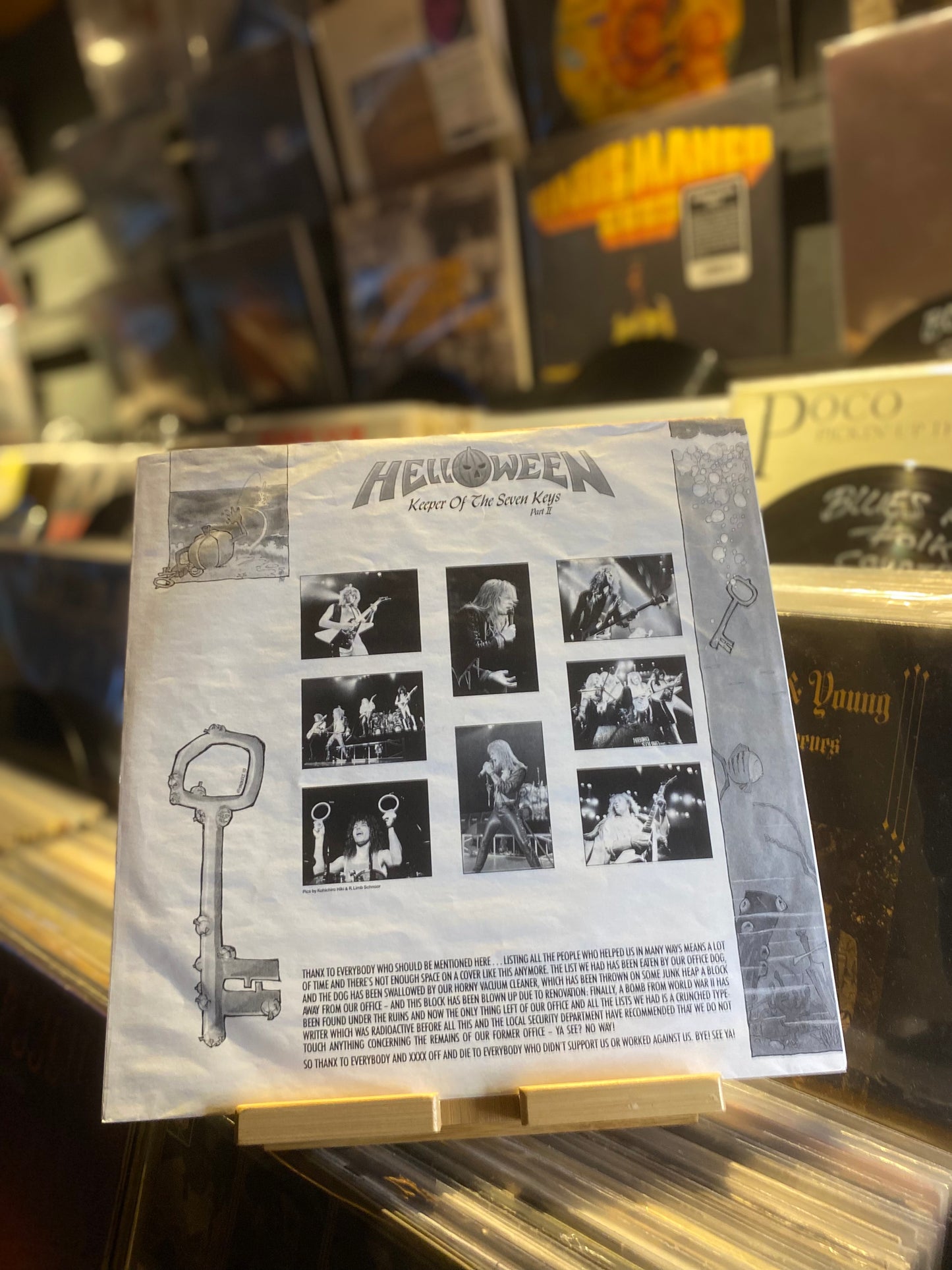HELLOWEEN – KEEPER OF THE SEVEN KEYS (PART II) / LP (OG GER 1988)