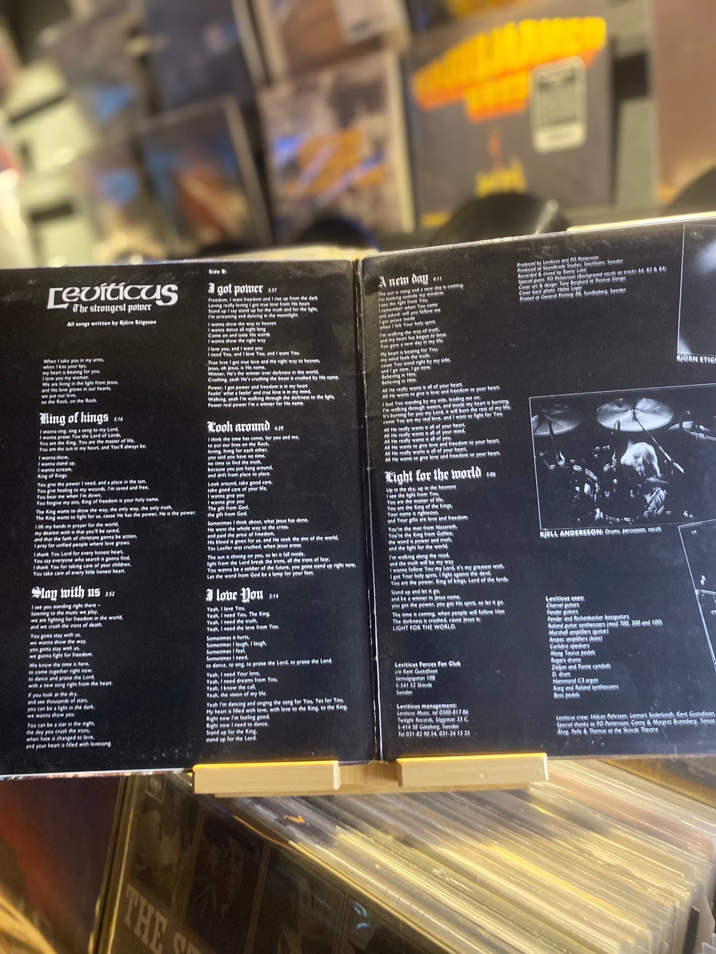 LEVITICUS – THE STRONGEST POWER / LP (OG SWE 1985)