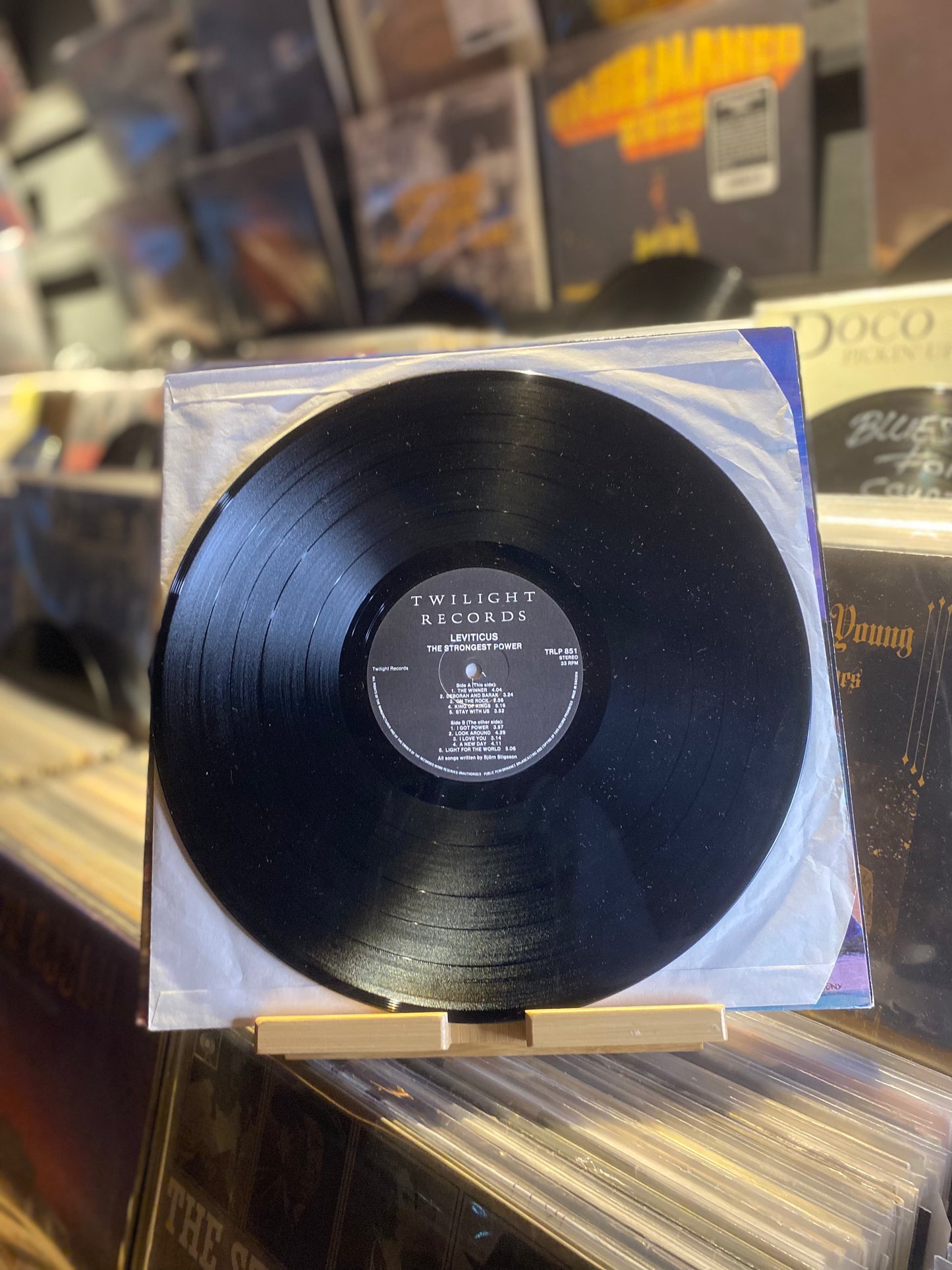 LEVITICUS – THE STRONGEST POWER / LP (OG SWE 1985)