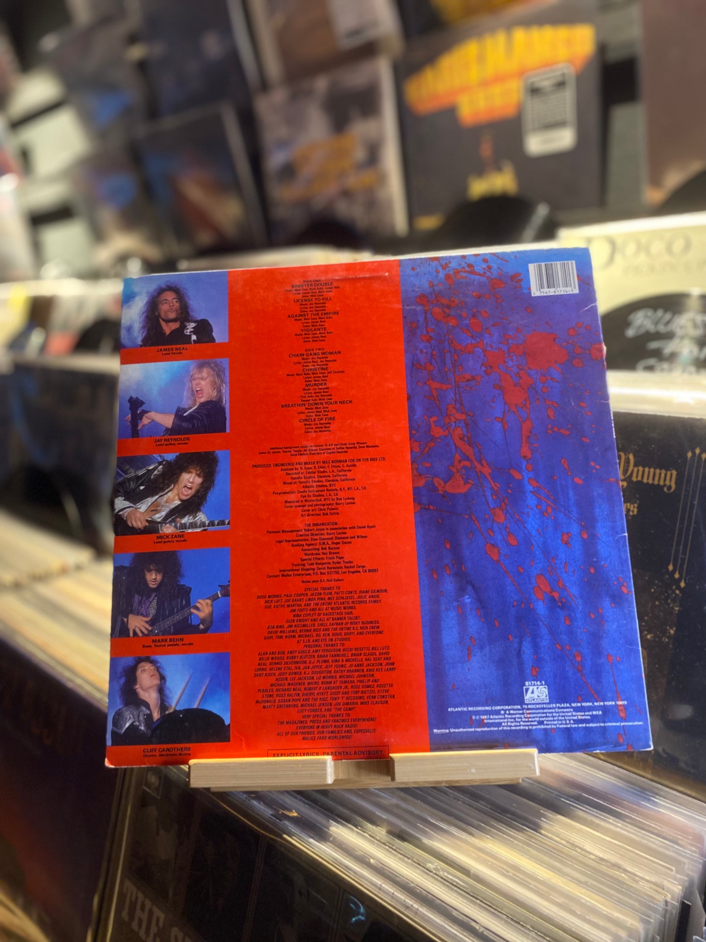 MALICE – LICENSE TO KILL / LP (OG US 1987)