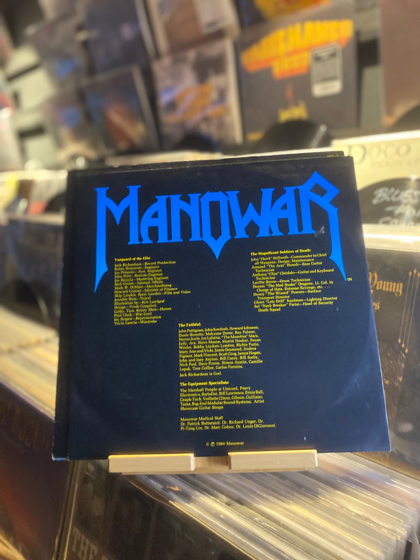 MANOWAR – HAIL TO ENGLAND / LP (OG UK 1984)