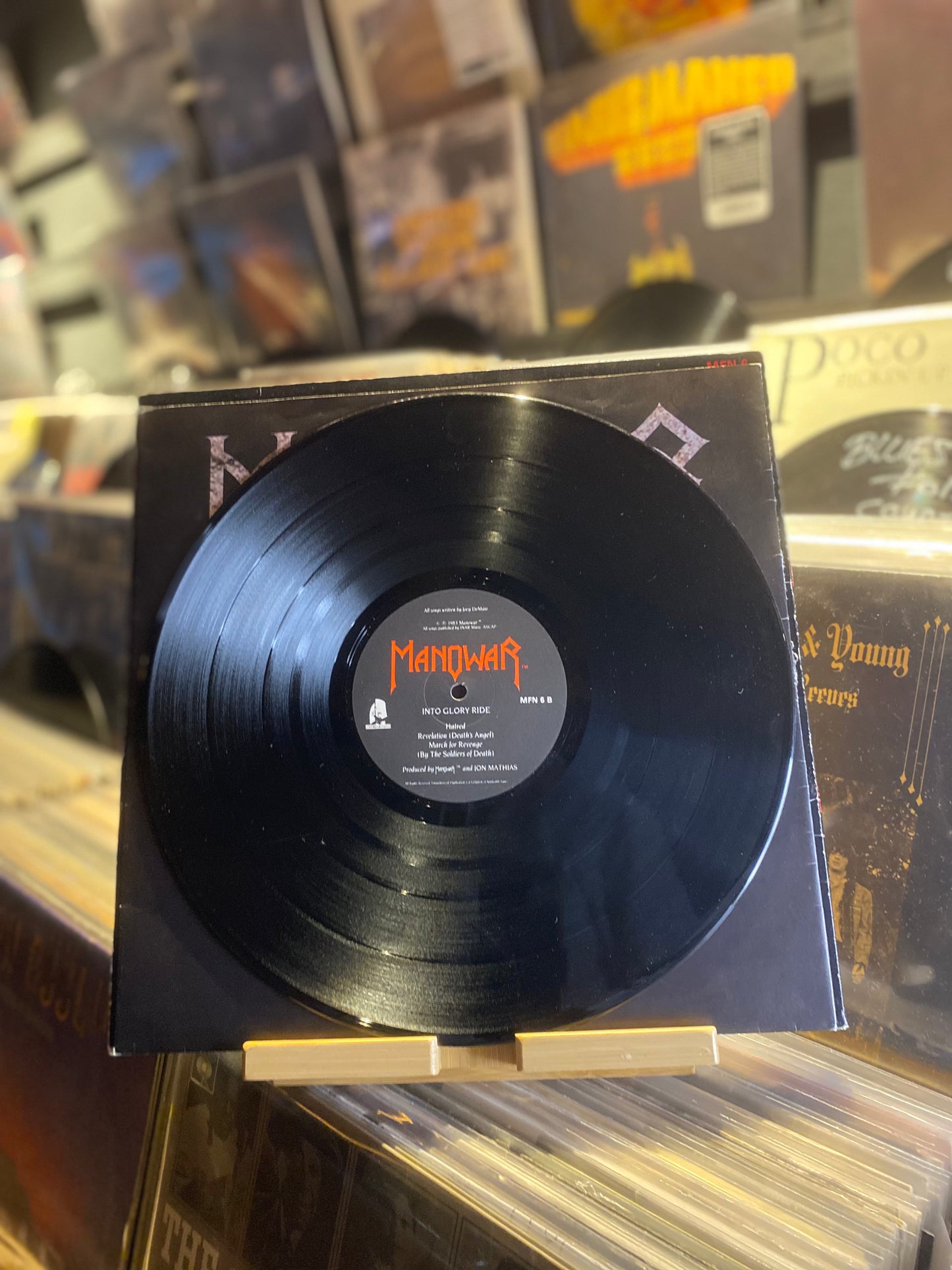 MANOWAR – INTO GLORY RIDE / LP (OG UK 1983)