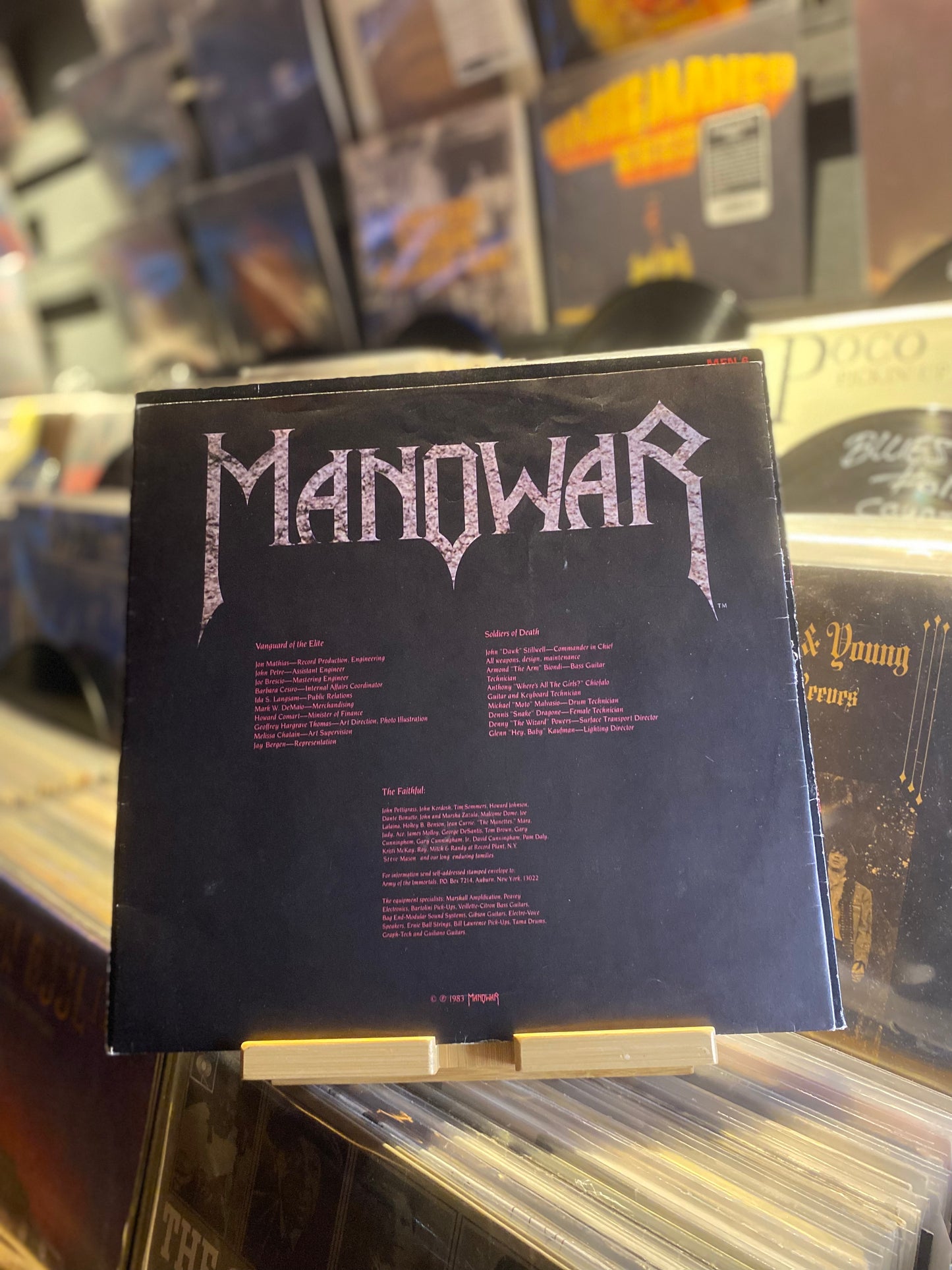 MANOWAR – INTO GLORY RIDE / LP (OG UK 1983)