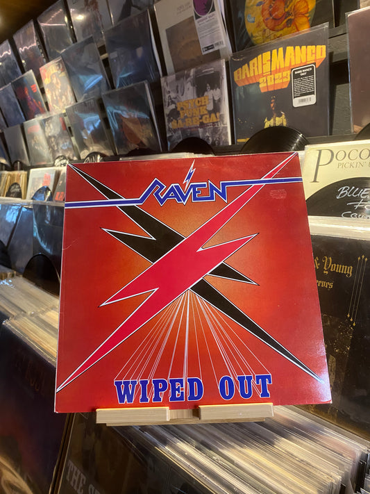 RAVEN – WIPED OUT / LP (OG UK 1982)