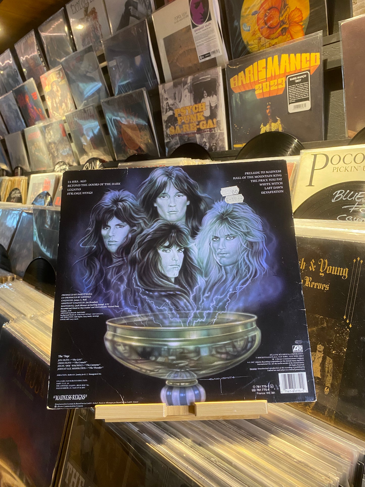 SAVATAGE – HALL OF THE MOUNTAIN KING / LP (OG EU 1987)