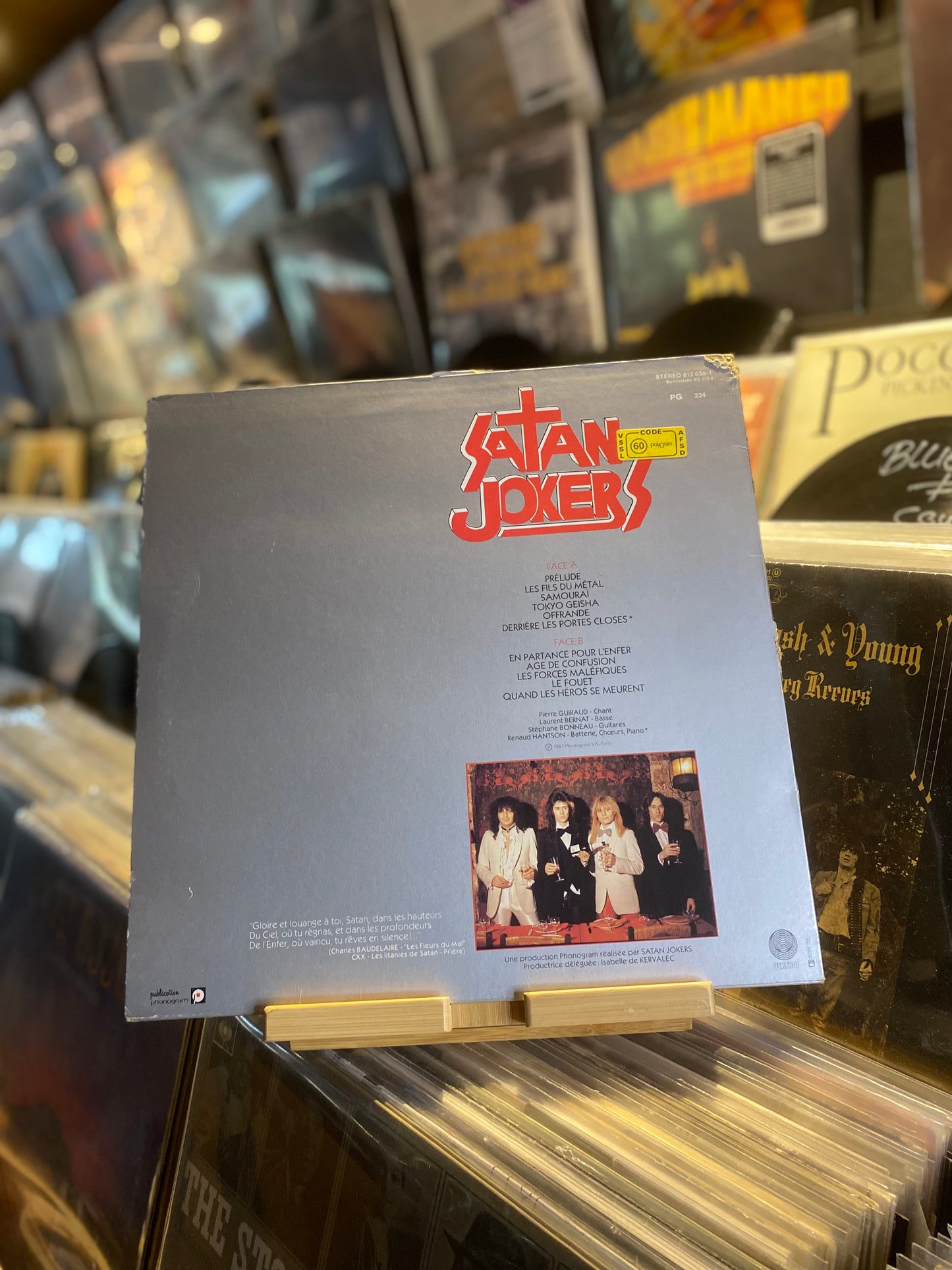 SATAN JOKERS – LES FILS DU MÉTAL / LP (OG FR 1983)