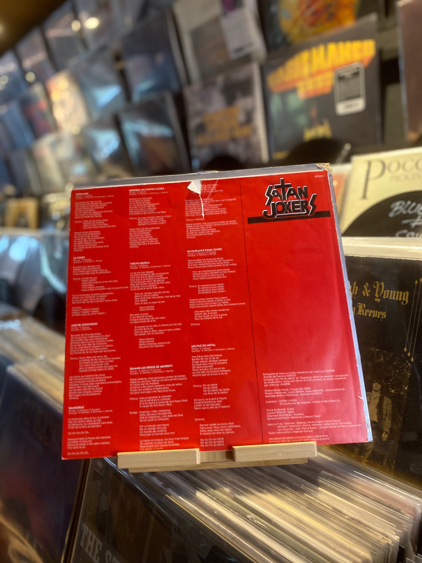 SATAN JOKERS – LES FILS DU MÉTAL / LP (OG FR 1983)
