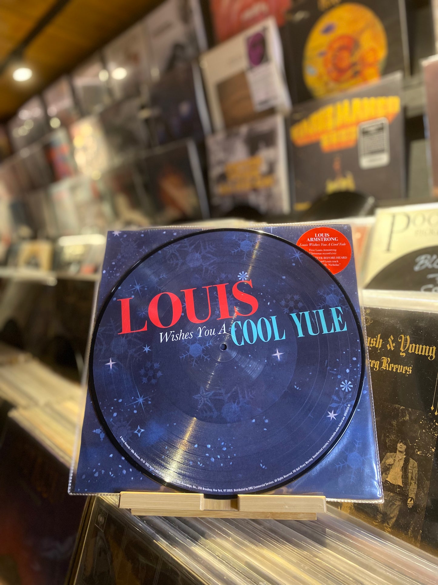 LOUIS ARMSTRONG – LOUIS WISHES YOU A COOL YULE / PICTURE DISC (US 2022)