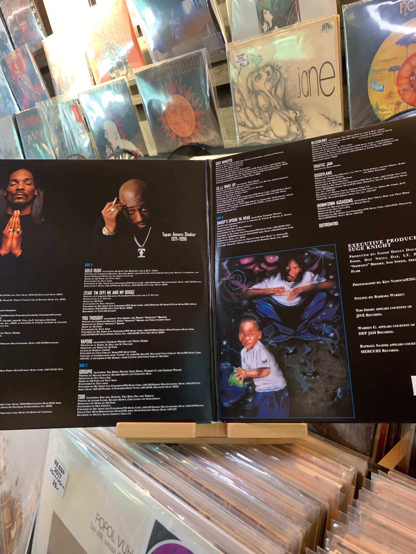SNOOP DOGG -THA DOGGFATHER RE US 2021 EX/EX LIMITED SPLATTER