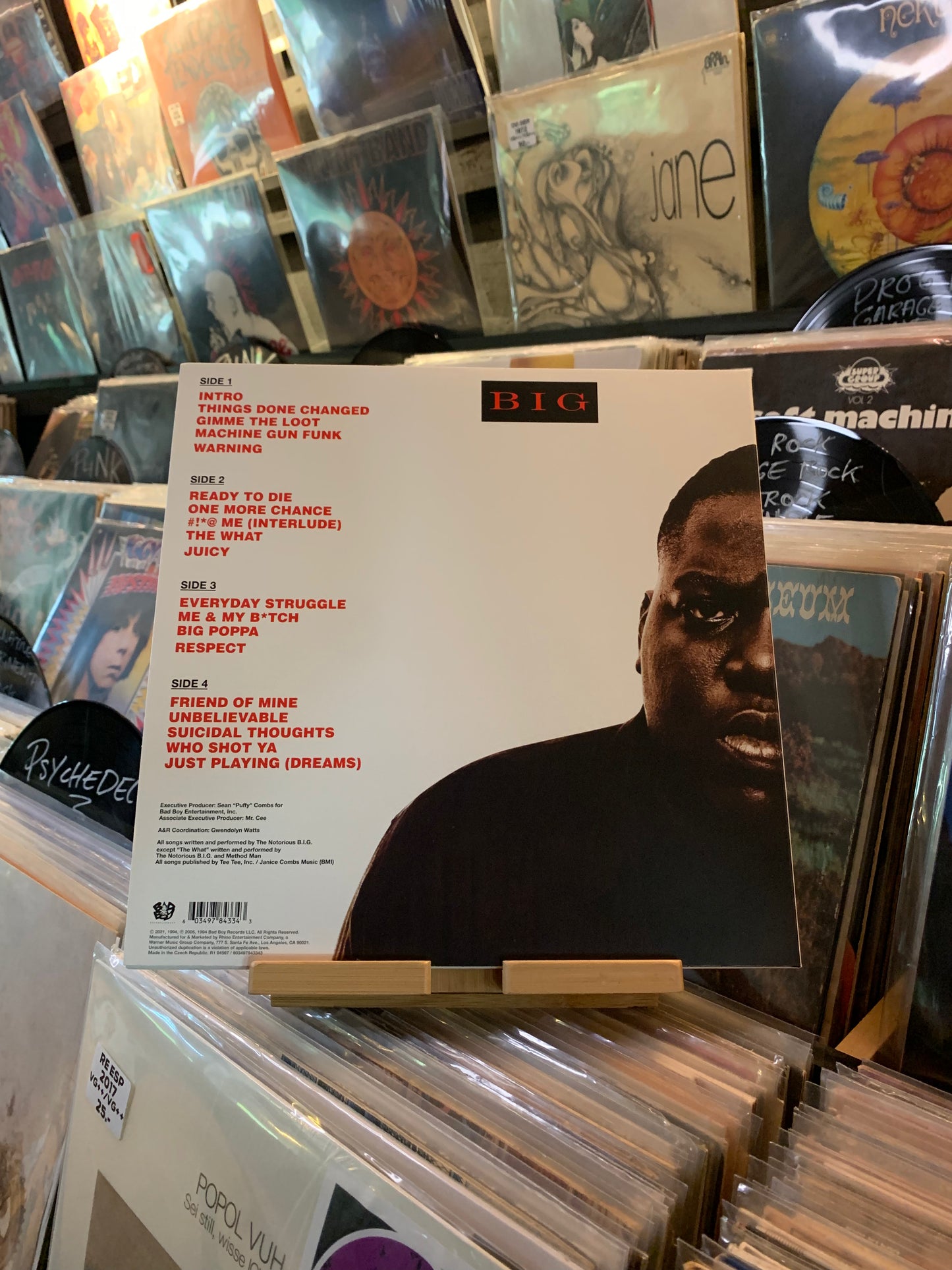 NOTORIOUS B.I.G. - READY TO DIE...RE EU 2021...EX/NM