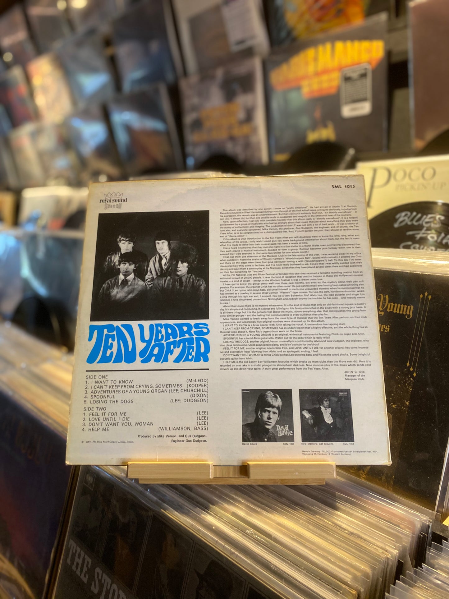 TEN YEARS AFTER – TEN YEARS AFTER / LP (OG GER 1967)
