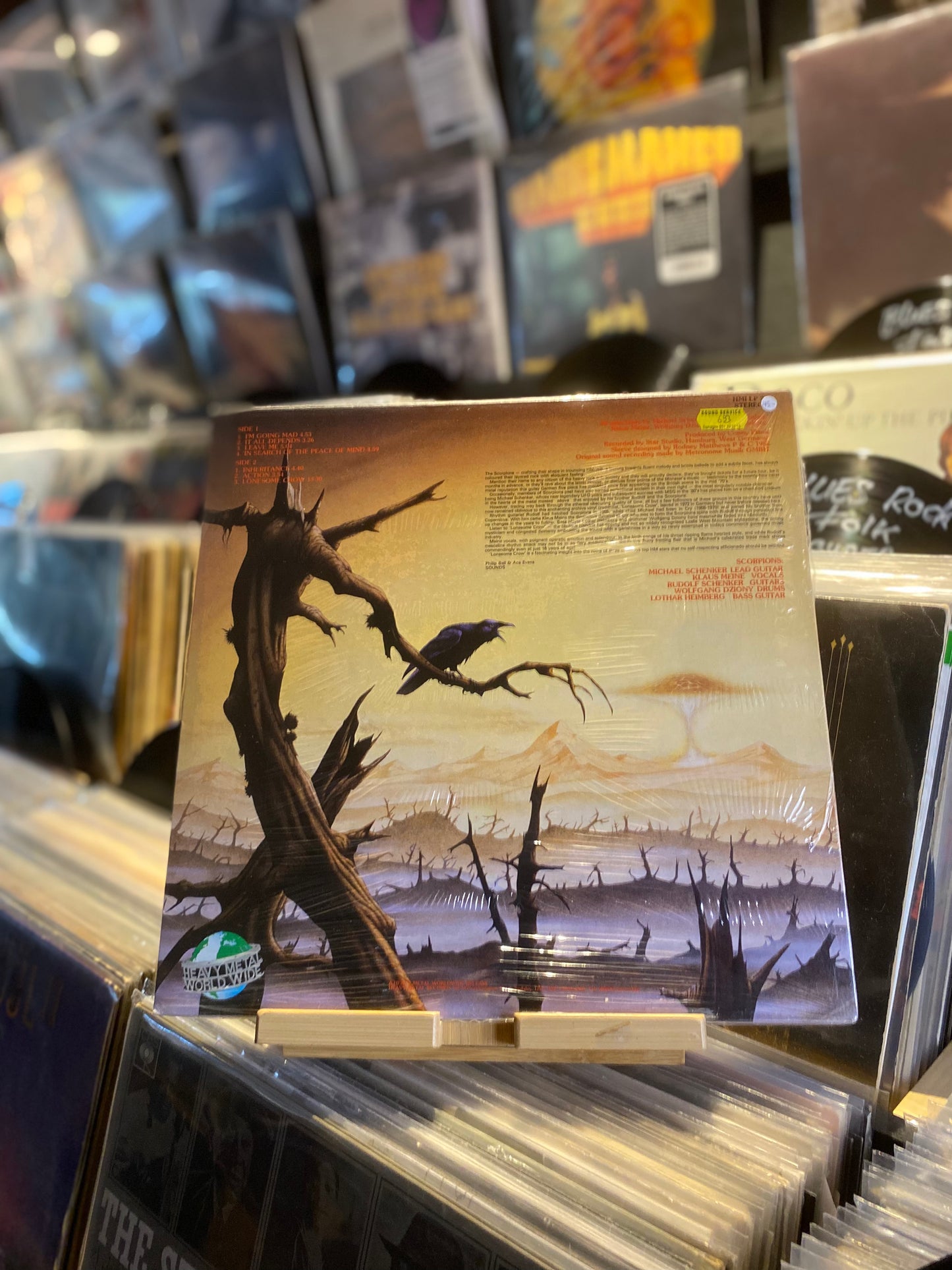 SCORPIONS – LONESOME CROW / LP (RE UK 1982)