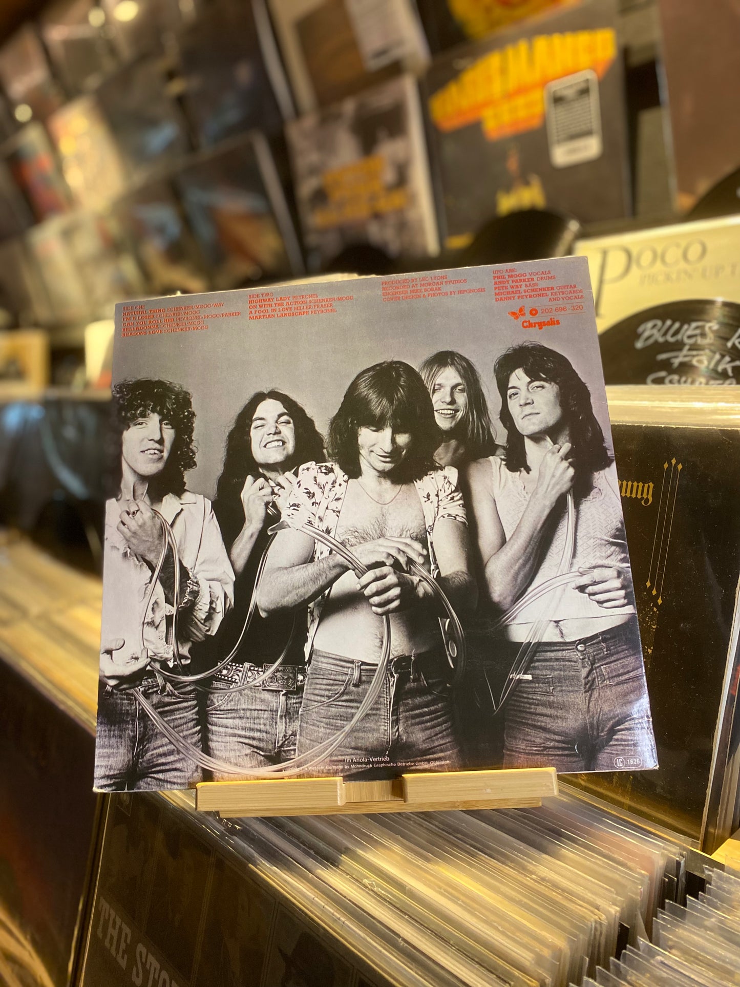 UFO – NO HEAVY PETTING / LP (RE GER 1980)