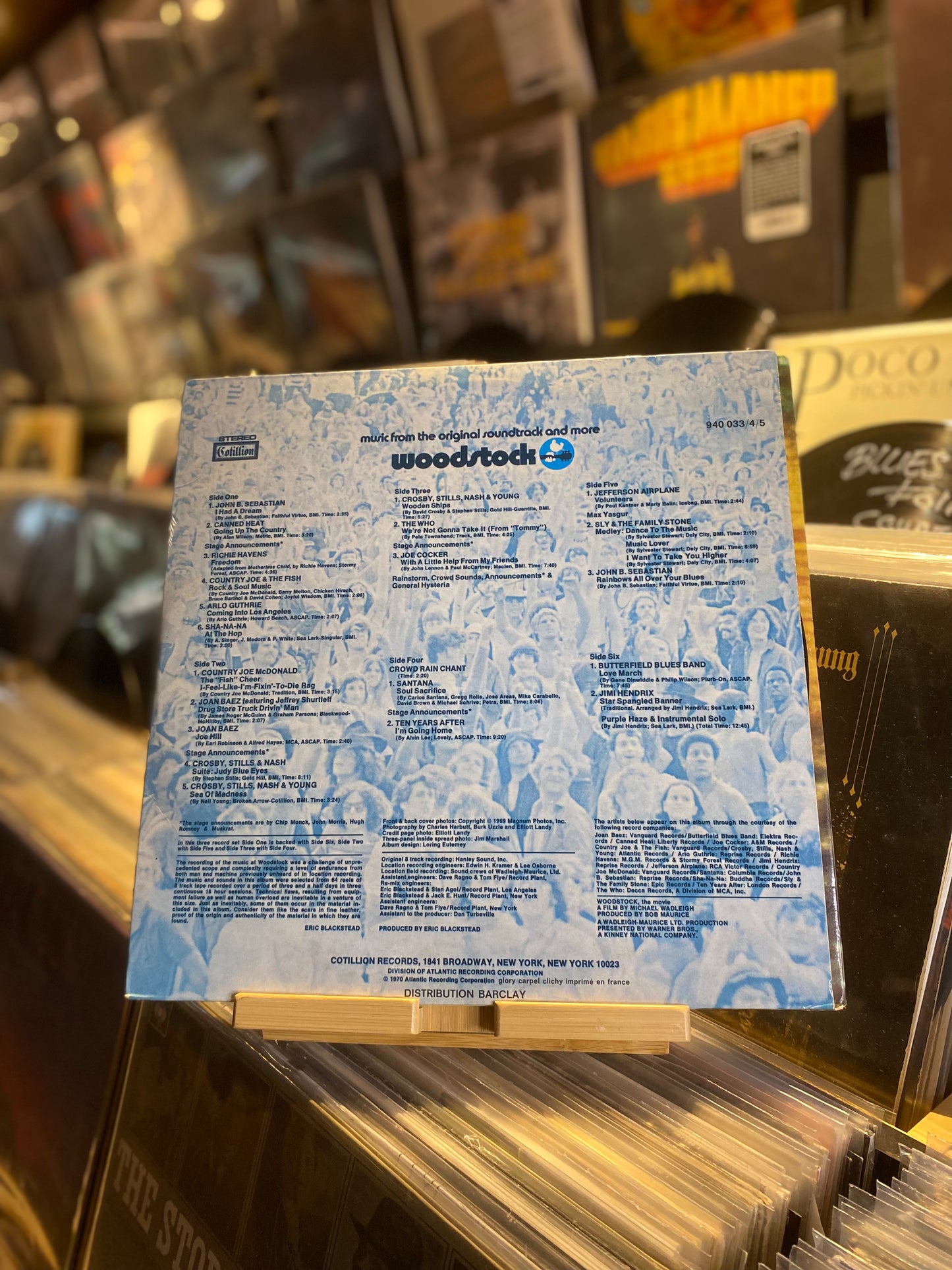 WOODSTOCK / 3 x LP (OG FR 1970)