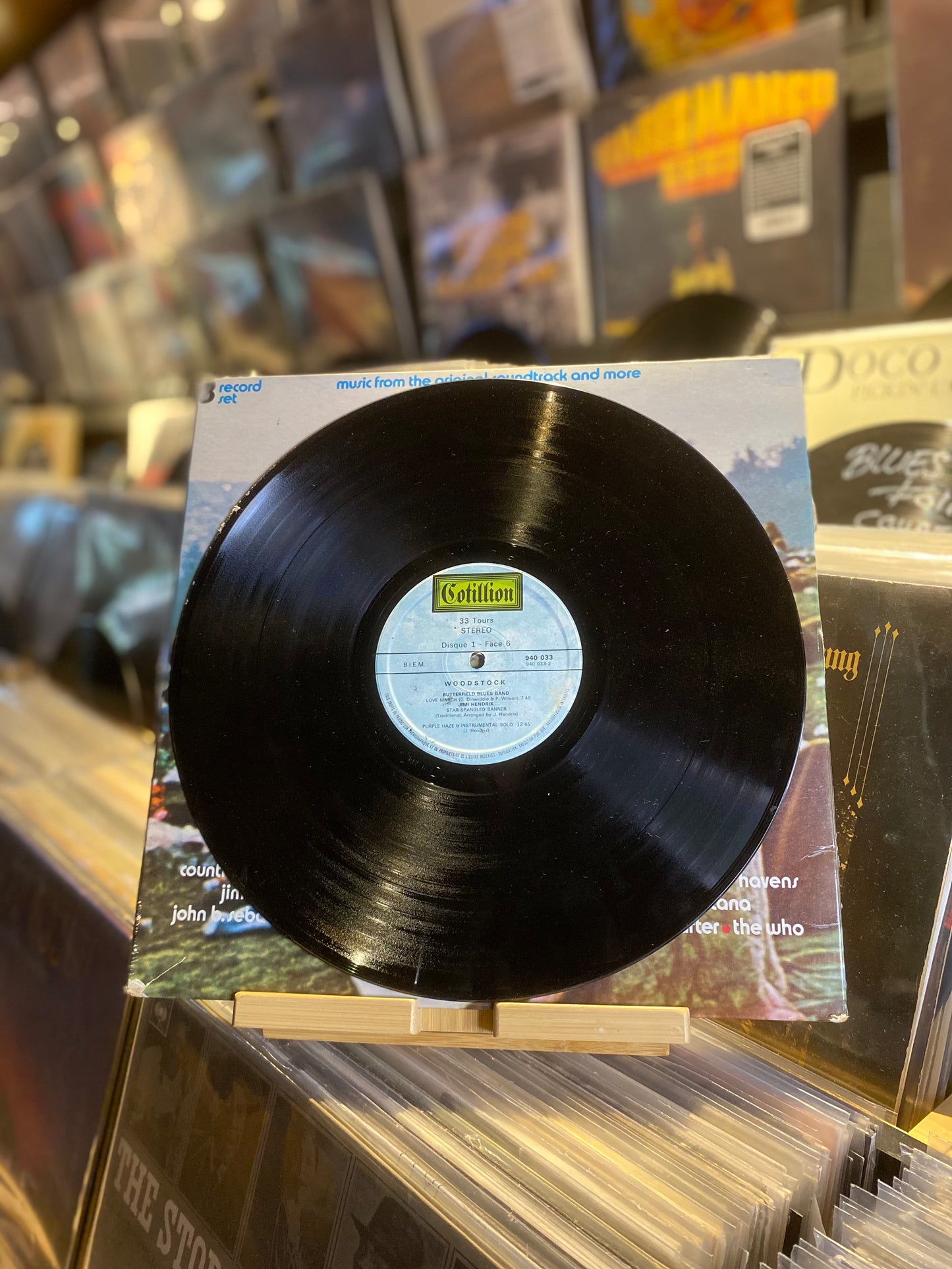 WOODSTOCK / 3 x LP (OG FR 1970)