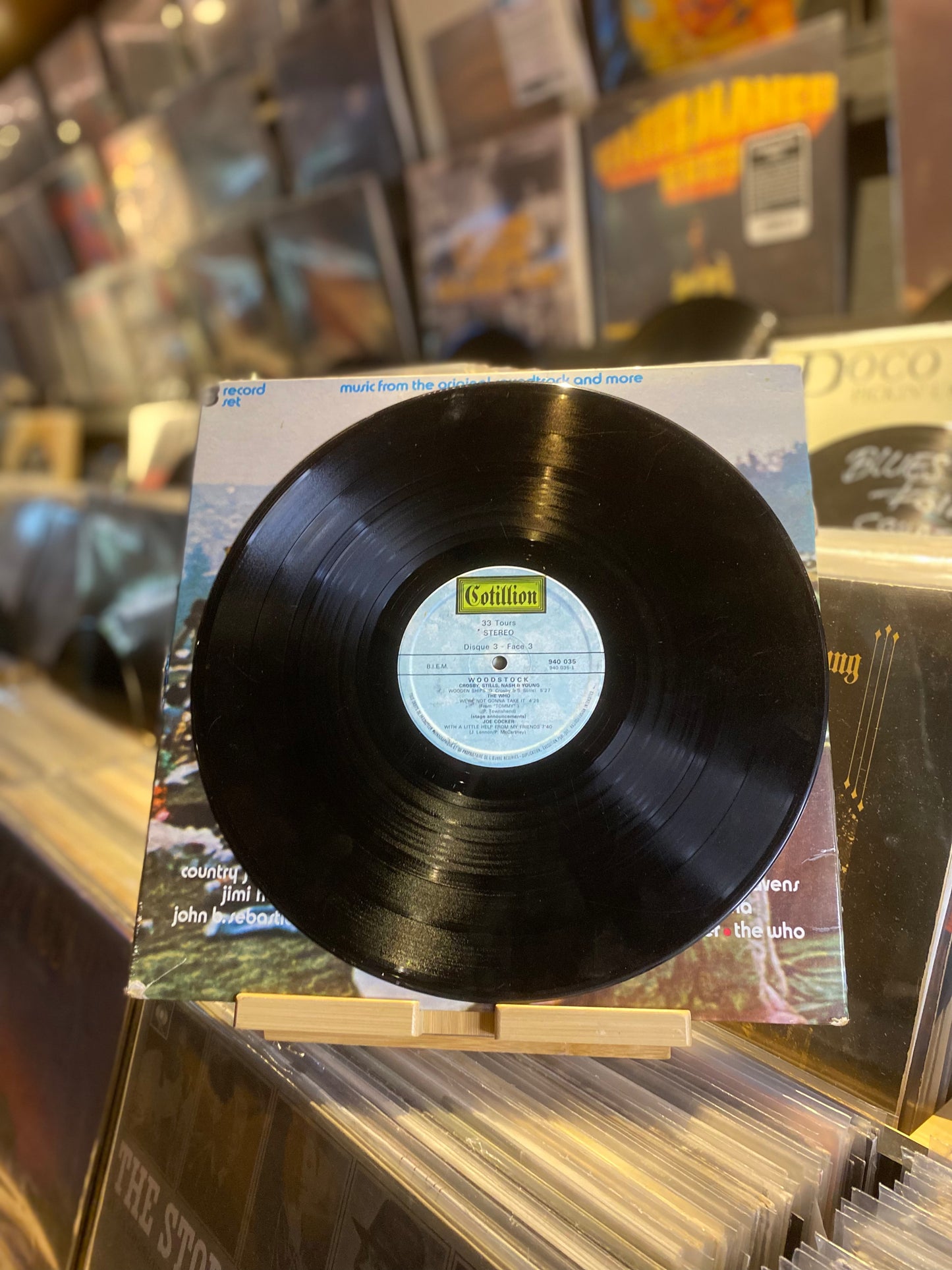 WOODSTOCK / 3 x LP (OG FR 1970)